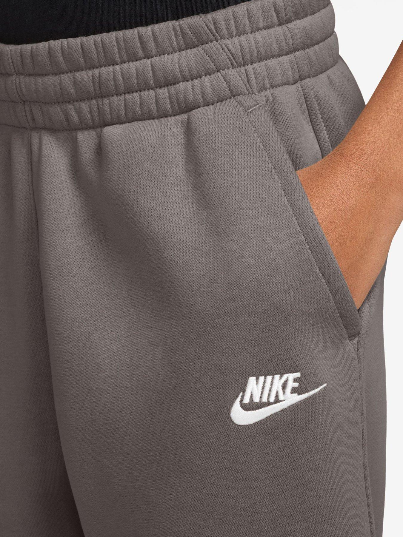 Image 3 of 3 of Nike Big Kids' Club Fleece Loose Fit Joggers - Dark Grey