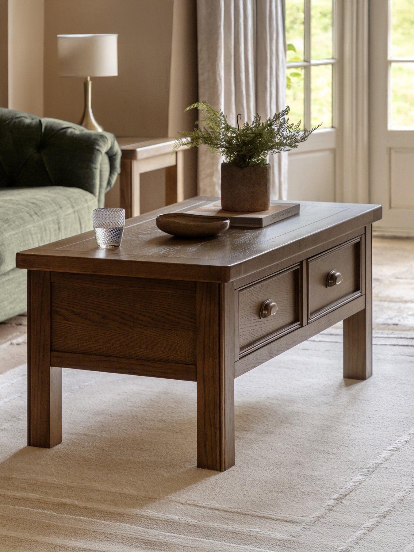 Image 1 of 4 of Gallery Direct Hardwick 2 Drawer Coffee Table