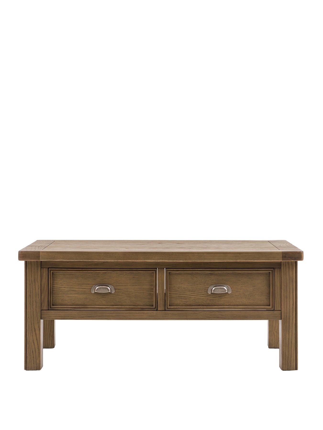 Image 2 of 4 of Gallery Direct Hardwick 2 Drawer Coffee Table