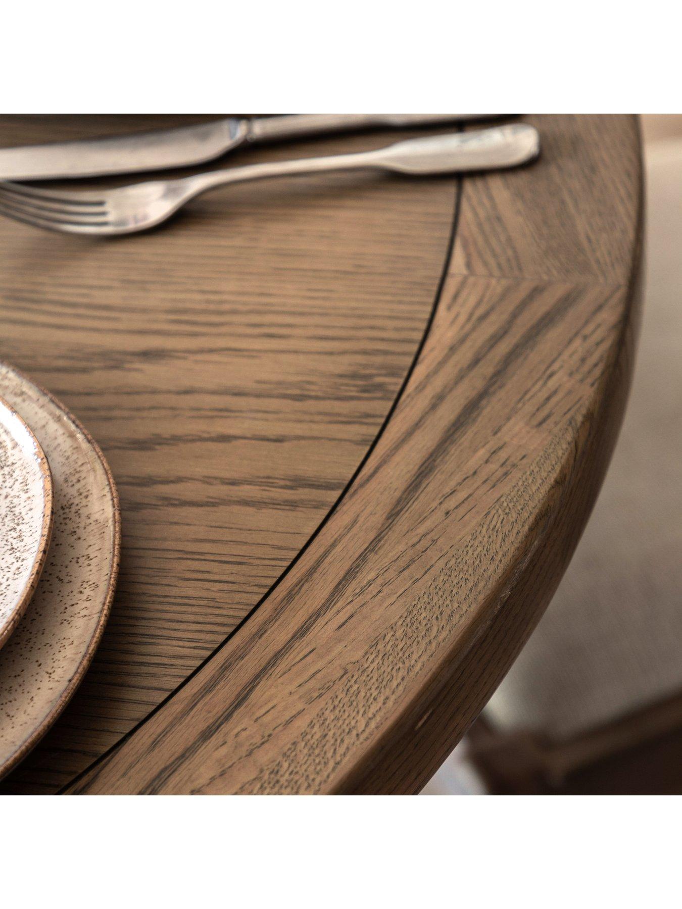 Image 3 of 5 of Gallery Direct Hardwick Round Extending Dining Table