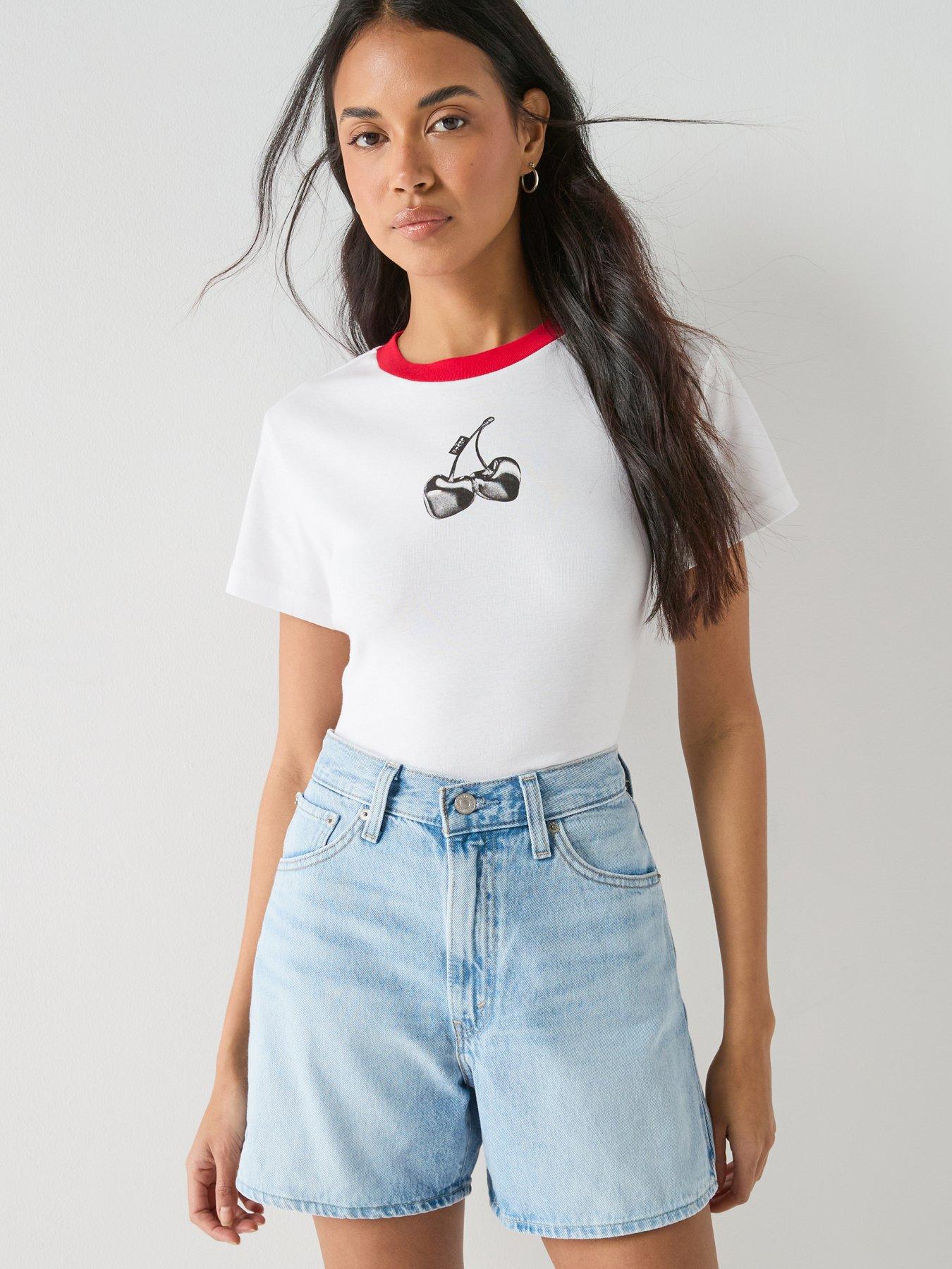 Levi's Gr Essential Sporty T-Shirt, White, Size Xs, Women