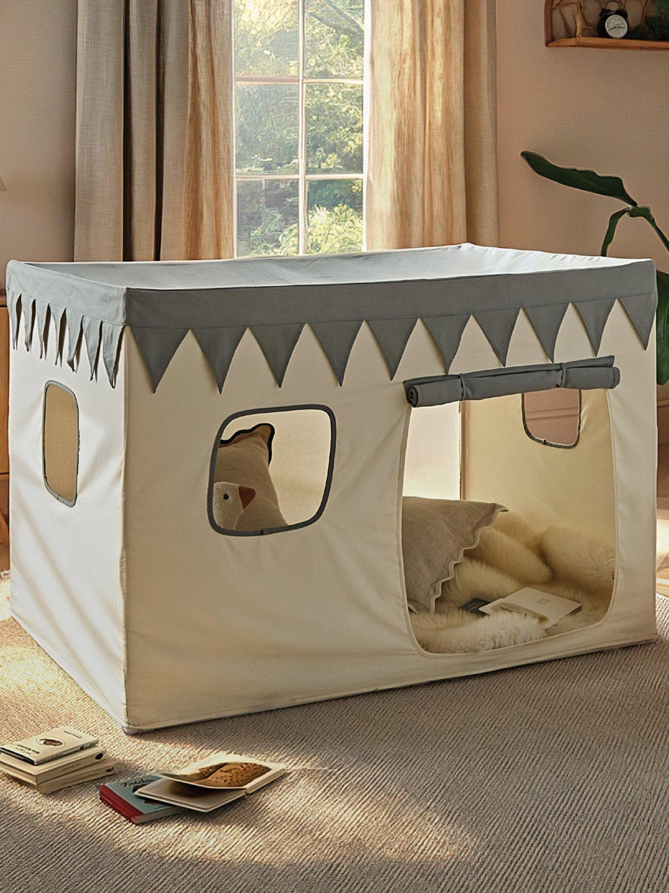 CuddleCo Play House with Bunting - Sea Salt