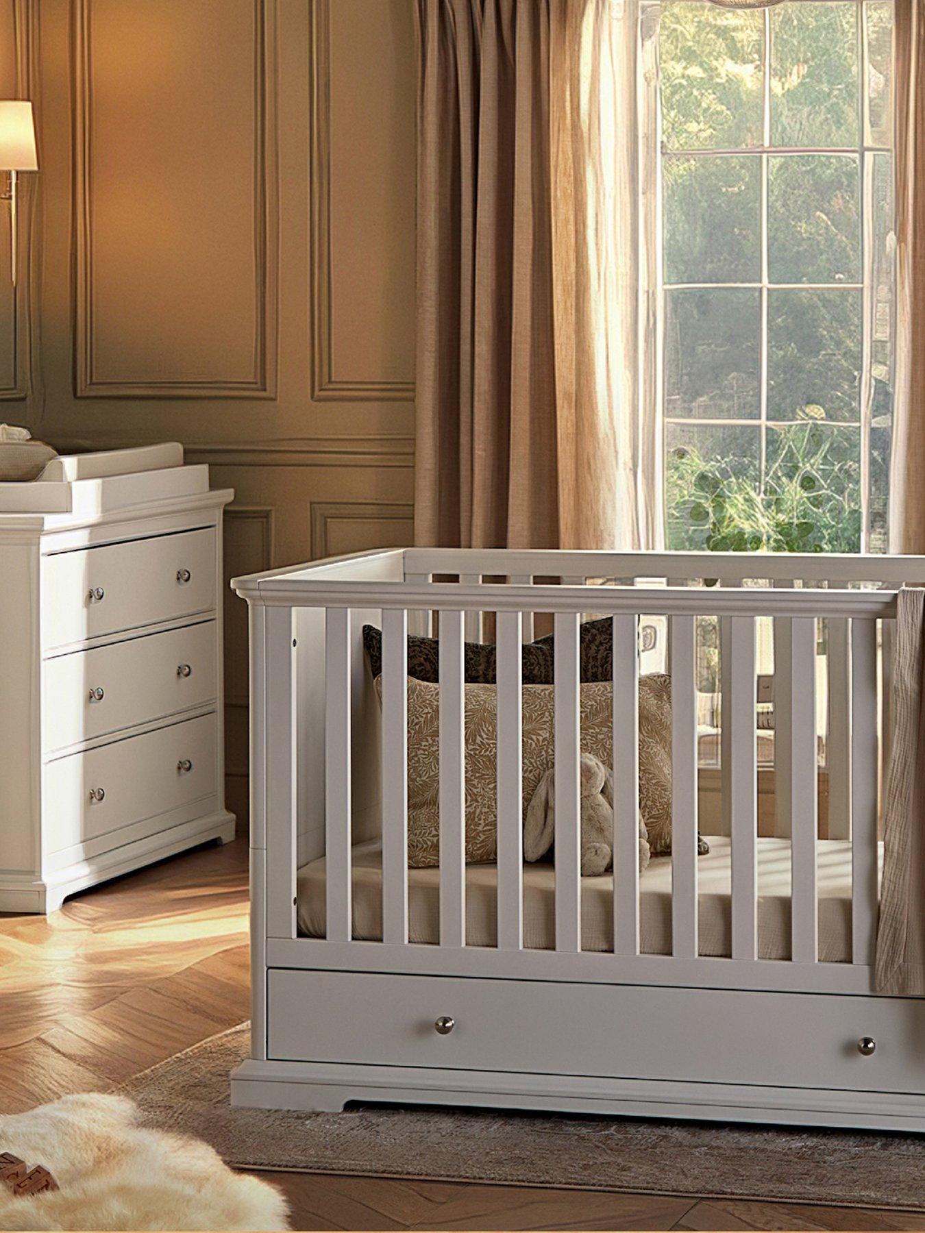 CuddleCo Beaumont 2 Piece Nursery Furniture Set - White