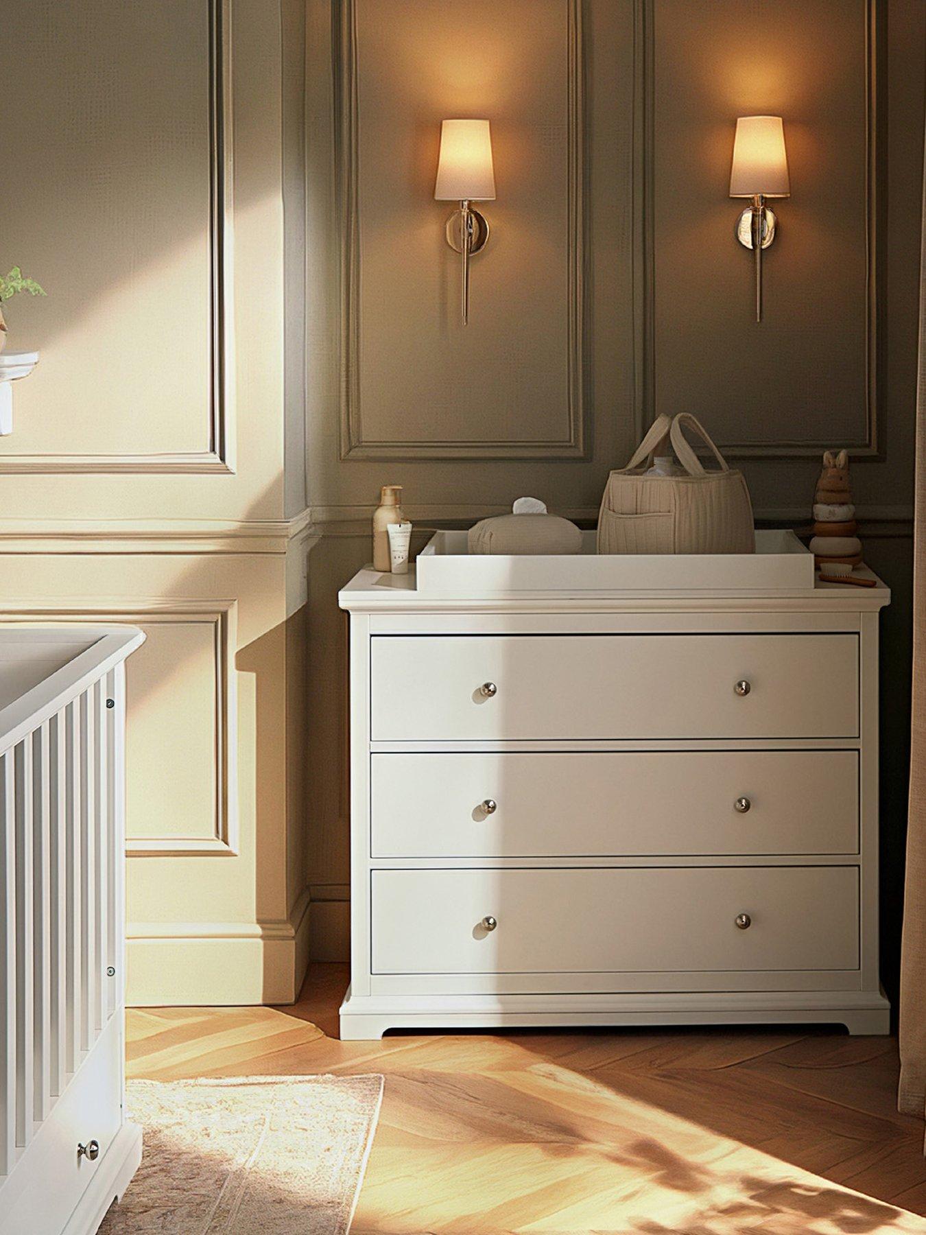 Image 7 of 8 of CuddleCo Beaumont 2 Piece Nursery Furniture Set - White