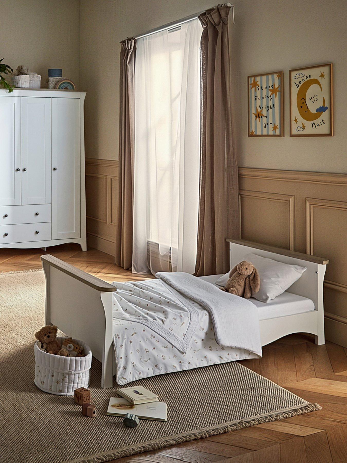 Image 3 of 6 of CuddleCo Clara Luxe 2pc Set - White/Ash