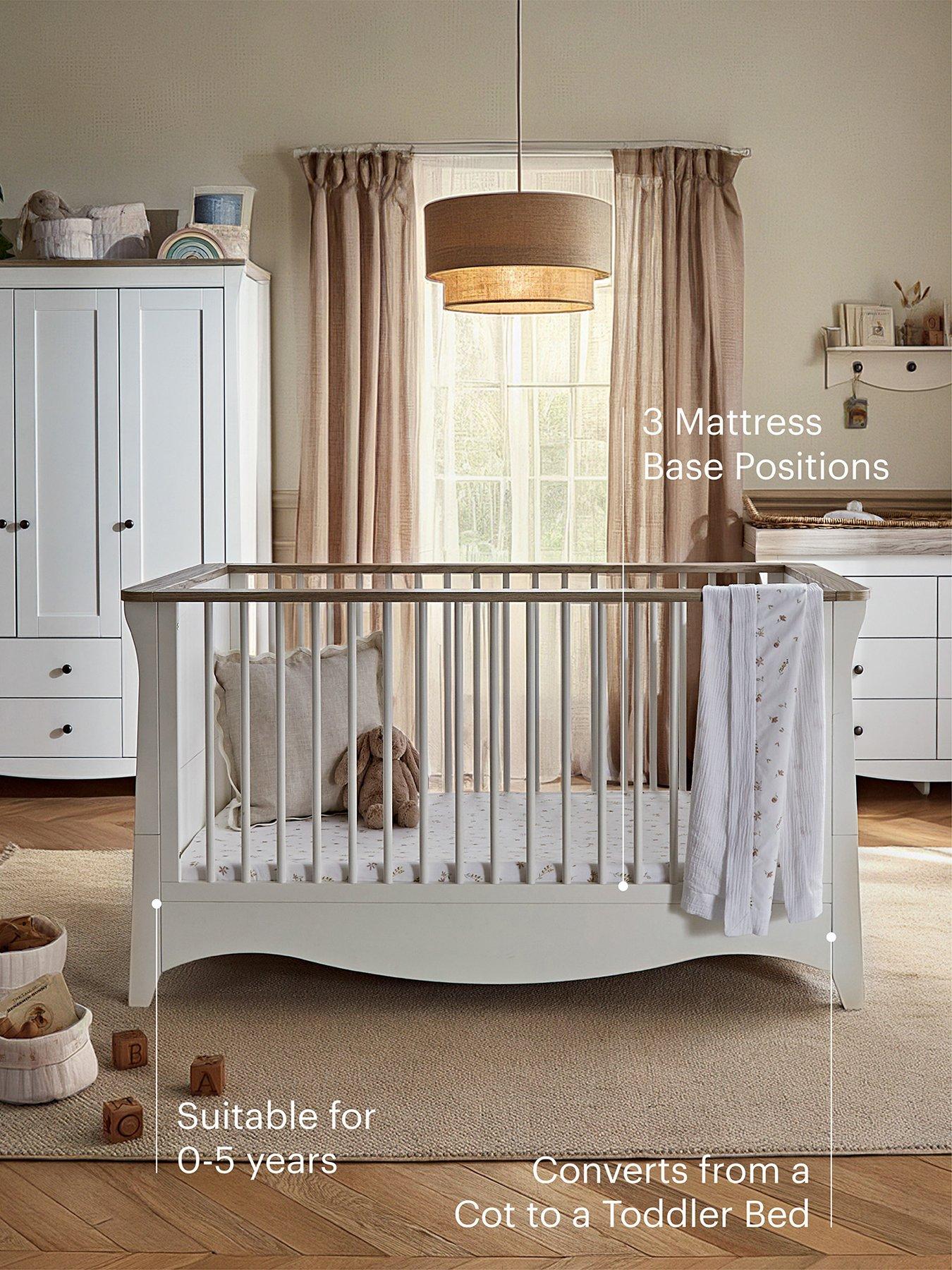Image 4 of 6 of CuddleCo Clara Luxe 2pc Set - White/Ash