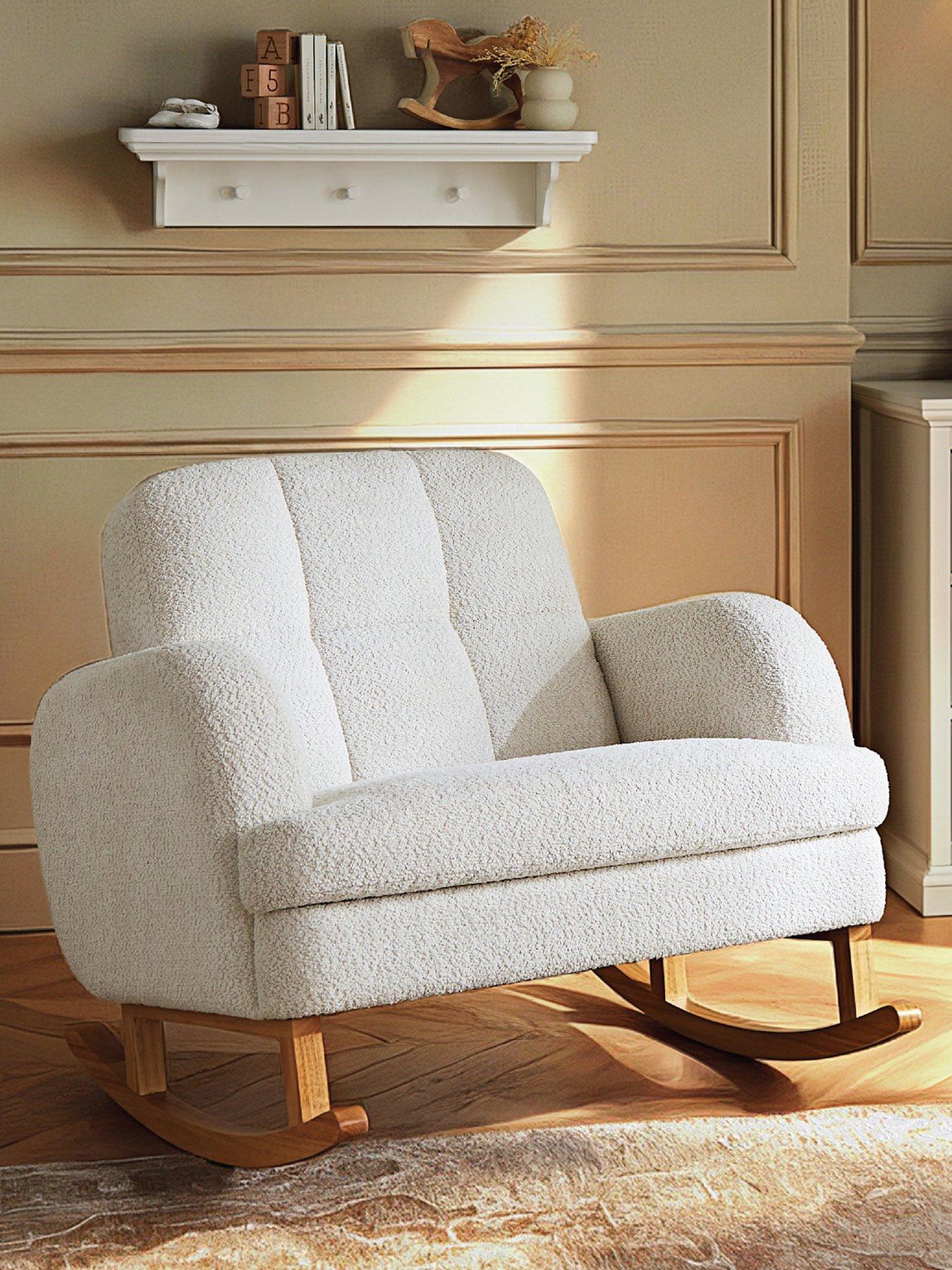 CuddleCo Etta Cuddle Nursing Chair - Boucle Off White