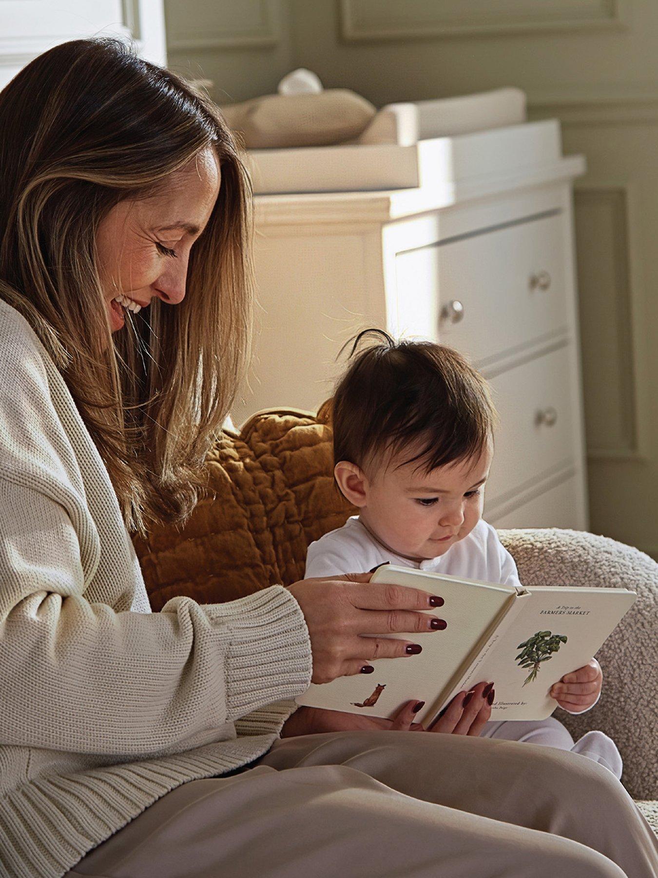 Image 3 of 8 of CuddleCo Etta Cuddle Nursing Chair - Boucle Mushroom
