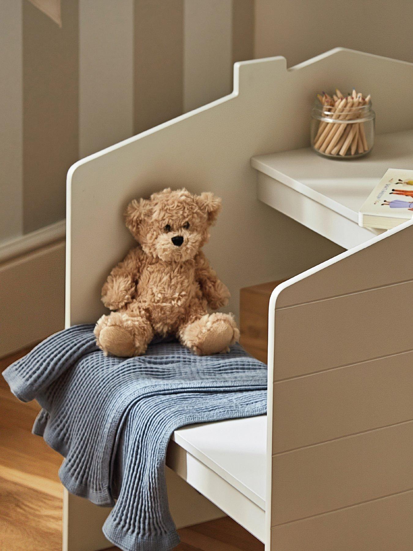 Image 3 of 4 of CuddleCo Play House Storage Desk with Bench - Pebble