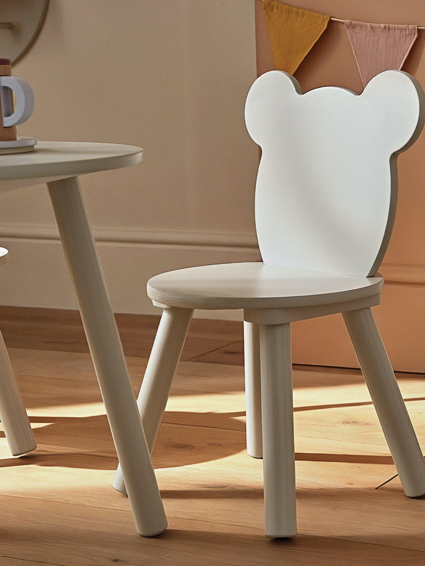 Image 3 of 5 of CuddleCo Play House Bear Table & 2 Chairs - Pebble