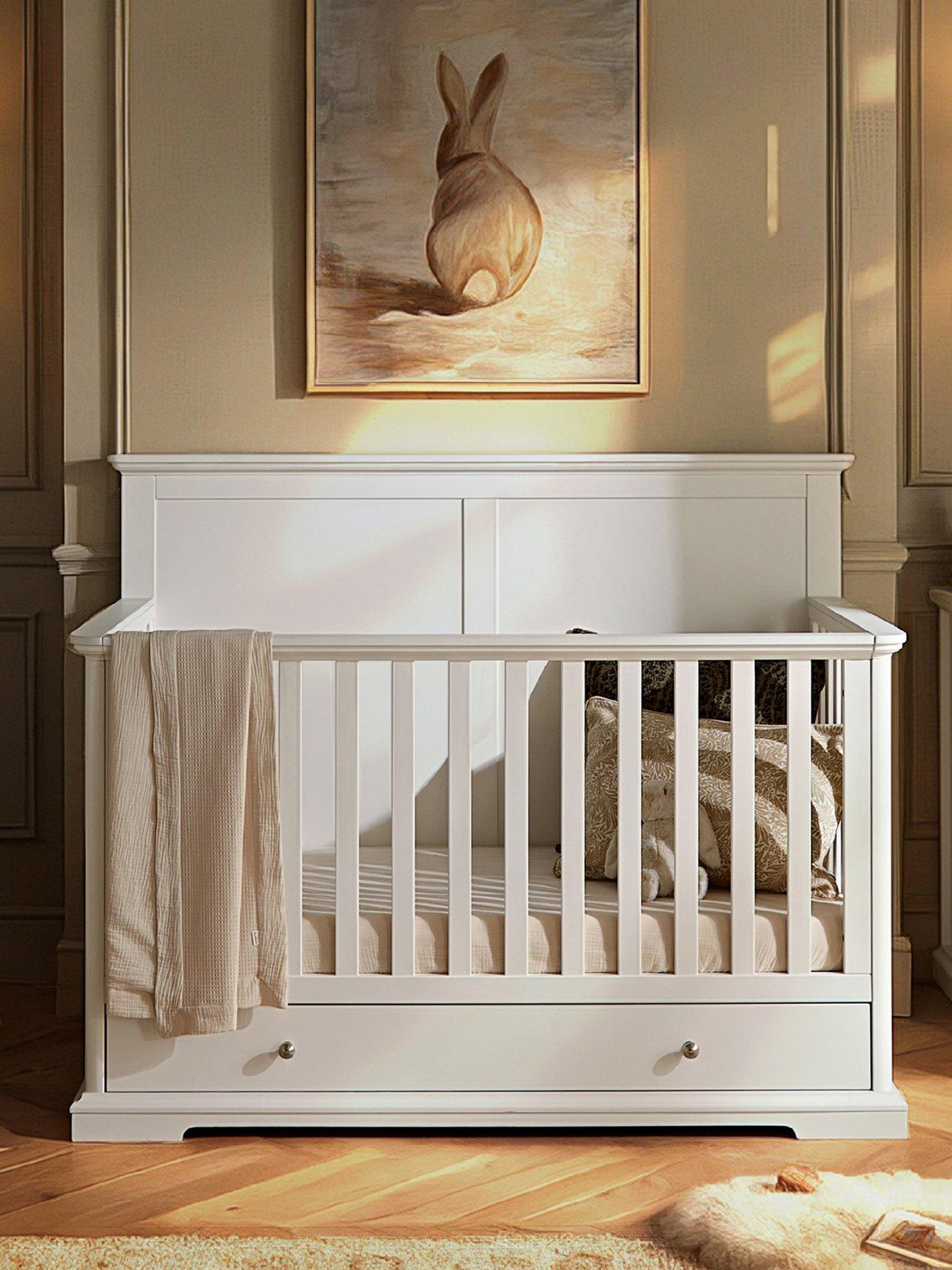 CuddleCo Beaumont Grand Cot Bed - White