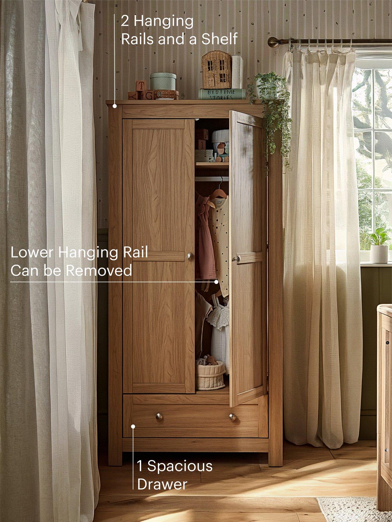 Image 6 of 8 of CuddleCo Burford 3 Piece Furniture Set - Oak