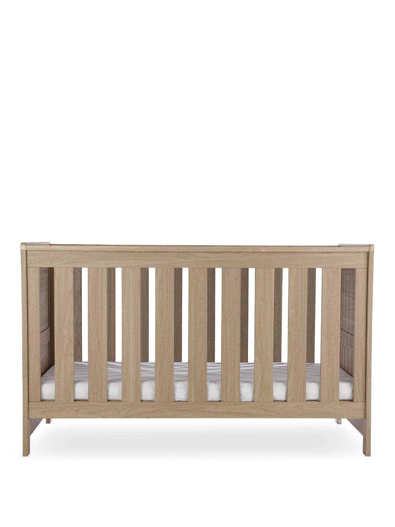 Image 2 of 8 of CuddleCo Burford Cot Bed - Oak