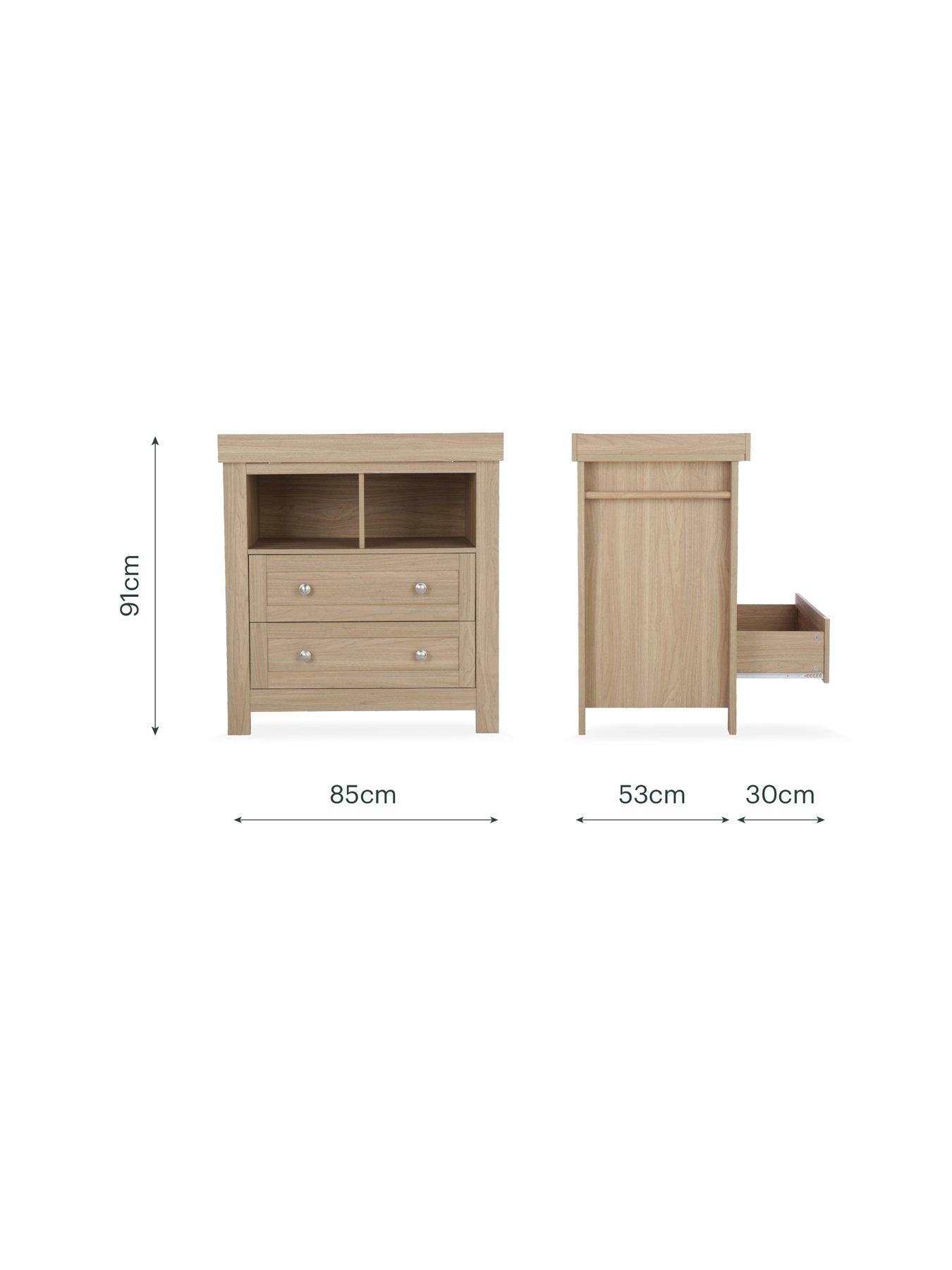 Image 6 of 8 of CuddleCo Burford Dresser Changer - Oak