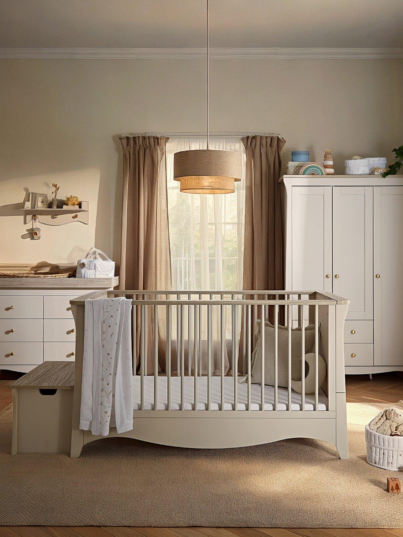Image 1 of 6 of CuddleCo Clara Luxe 3 Piece Furniture Set - Cashmere & Ash