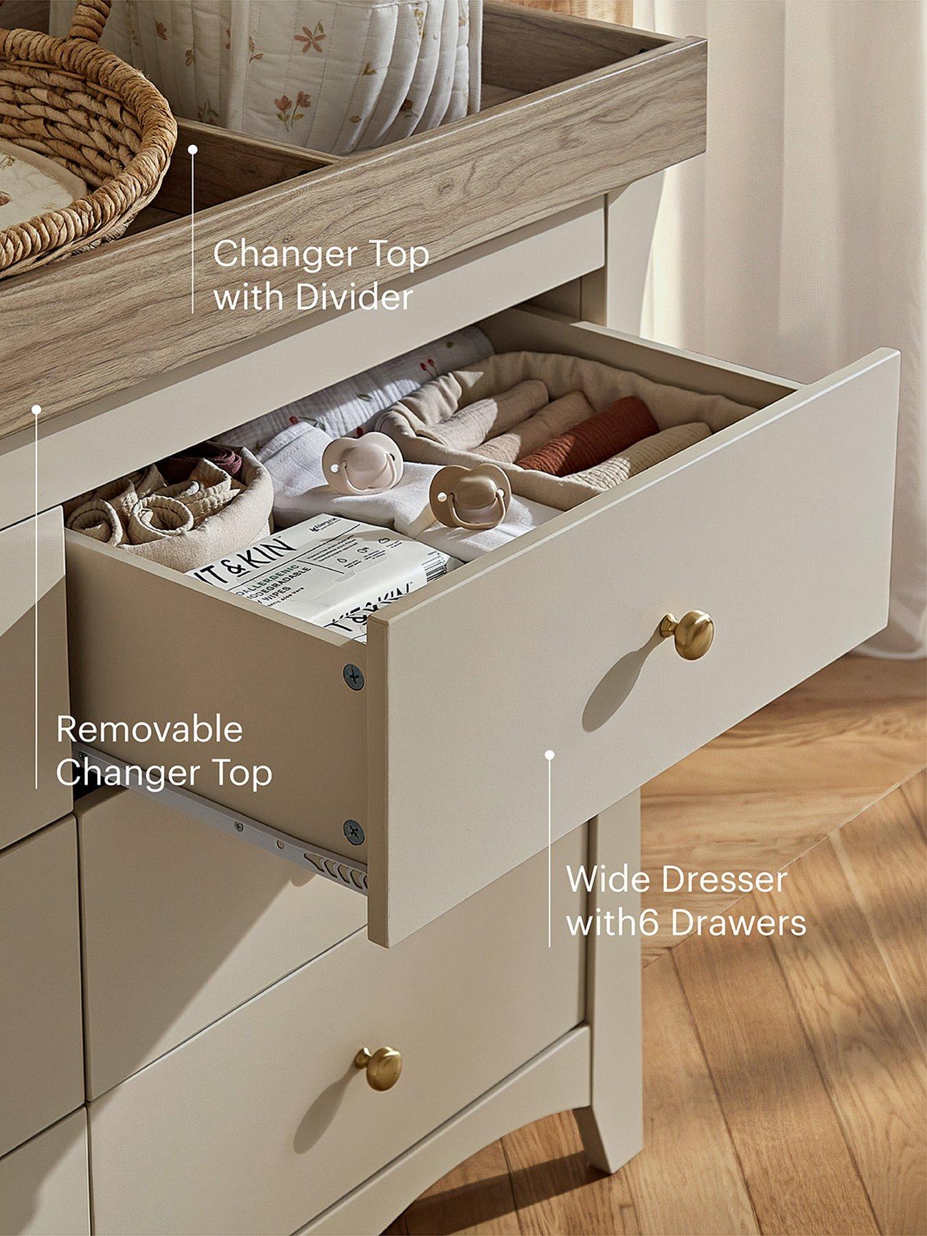 Image 5 of 6 of CuddleCo Clara Luxe 3 Piece Furniture Set - Cashmere & Ash