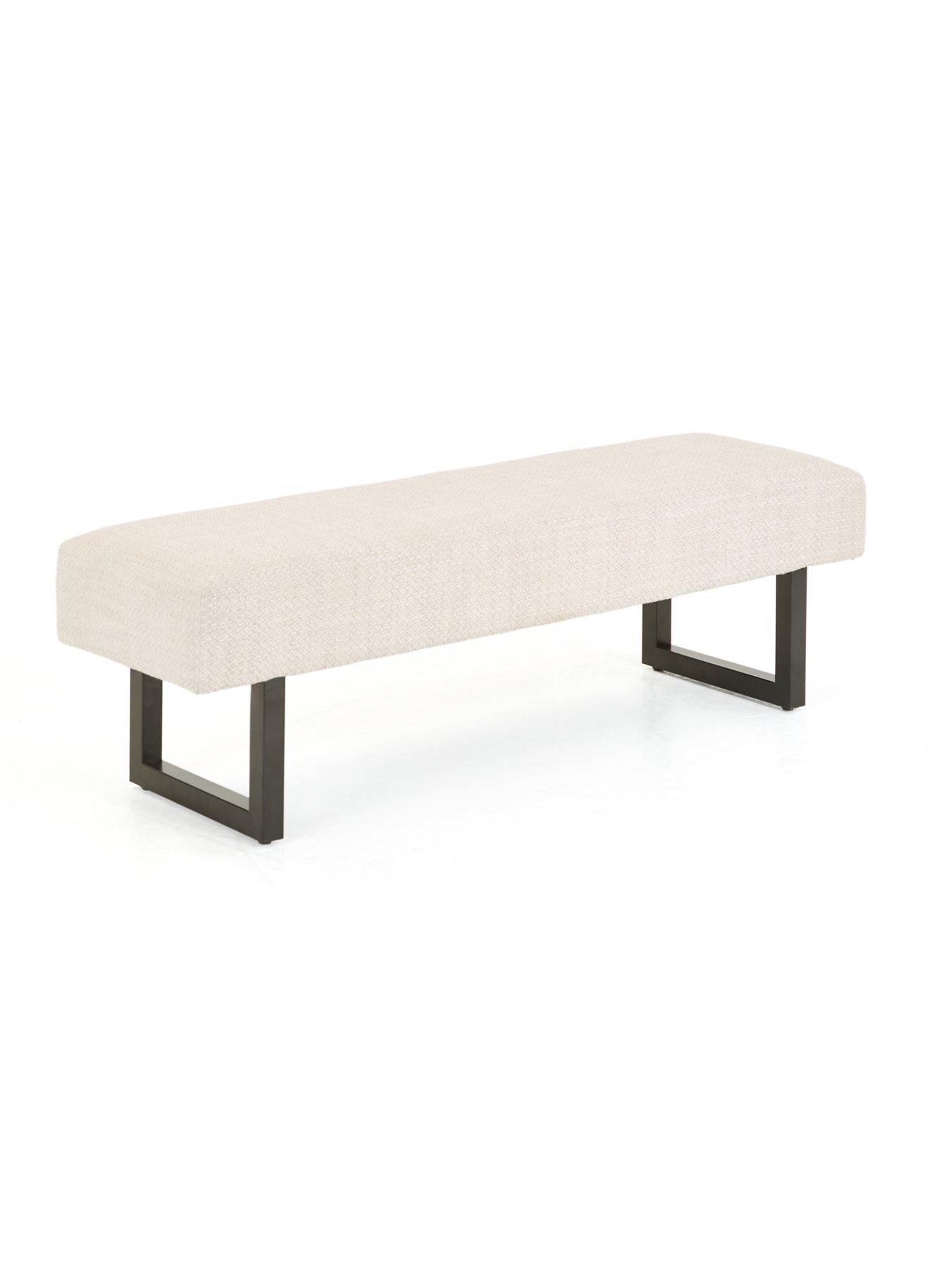 Image 6 of 7 of The Very Collection Rocco Corner Dining Bench With Oslo Dining Table Dining Set - Natural/Black -&nbsp;FSC&reg; Certified