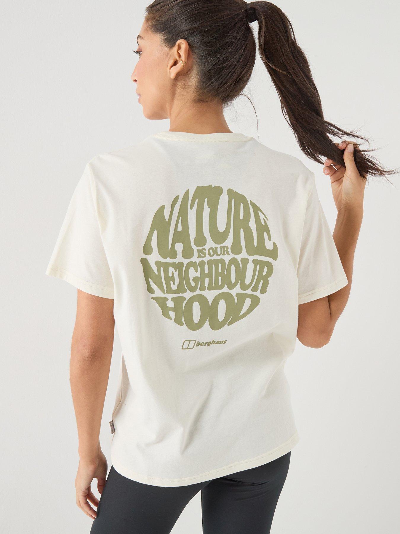 Berghaus Womens Nature Graphic Essential T-Shirt - Cream