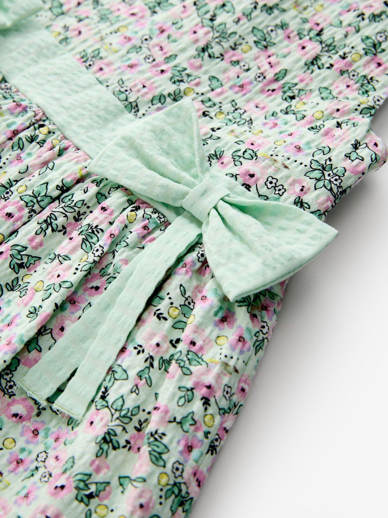 Cath Kidston Younger Girls Ditsy Bow Dress - Green | Very
