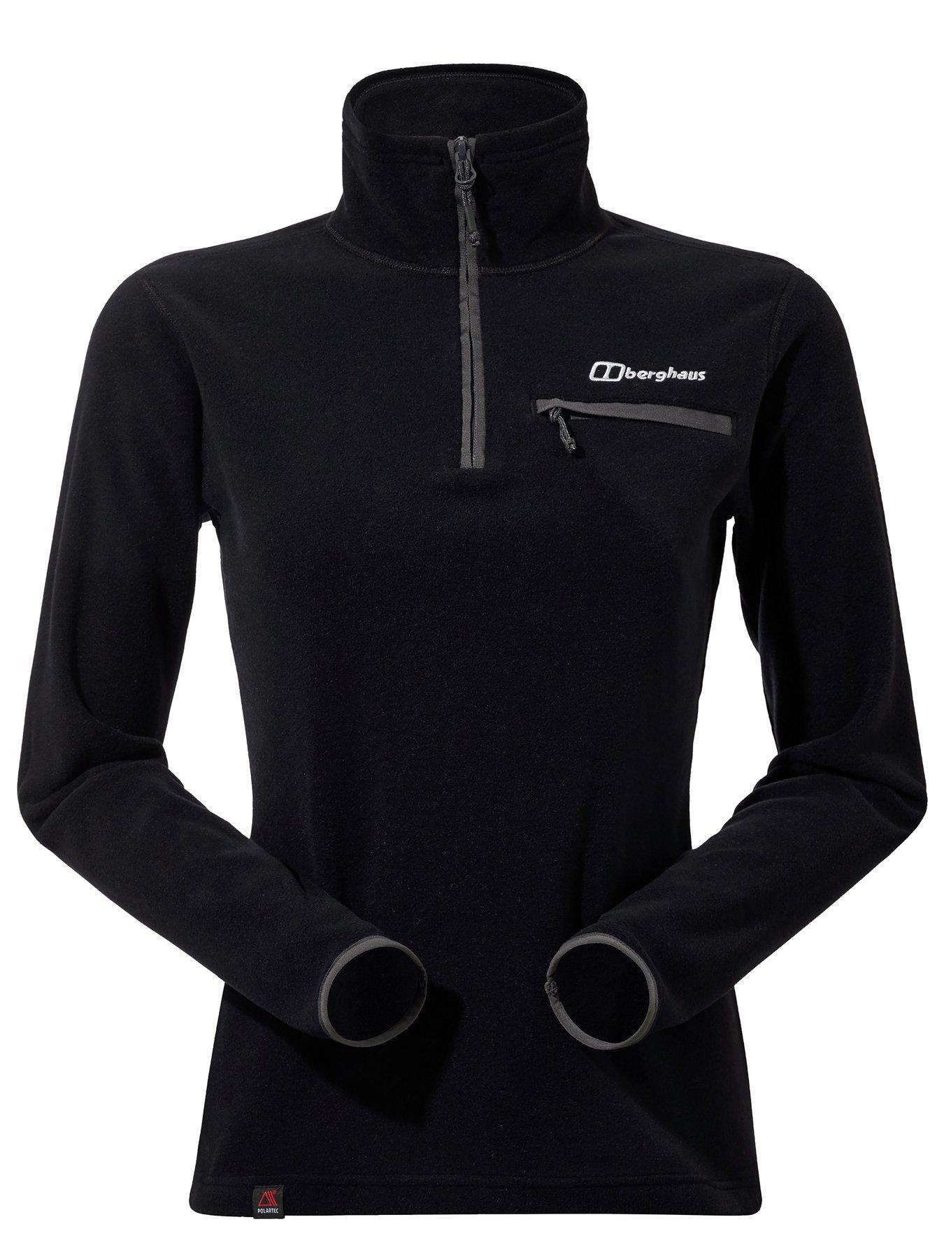 Berghaus Womens Prism 2.0 Micro 1/2 Zip Fleece - Black