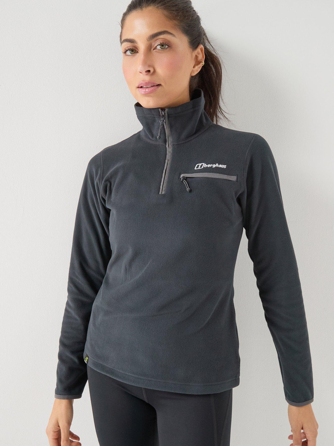 Berghaus Womens Prism 2.0 Micro 1/2 Zip Fleece - Black