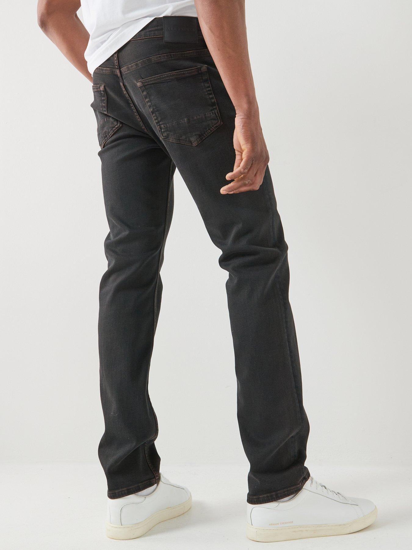 Image 2 of 5 of AllSaints Sid Skinny Fit Jeans - Dark Brown