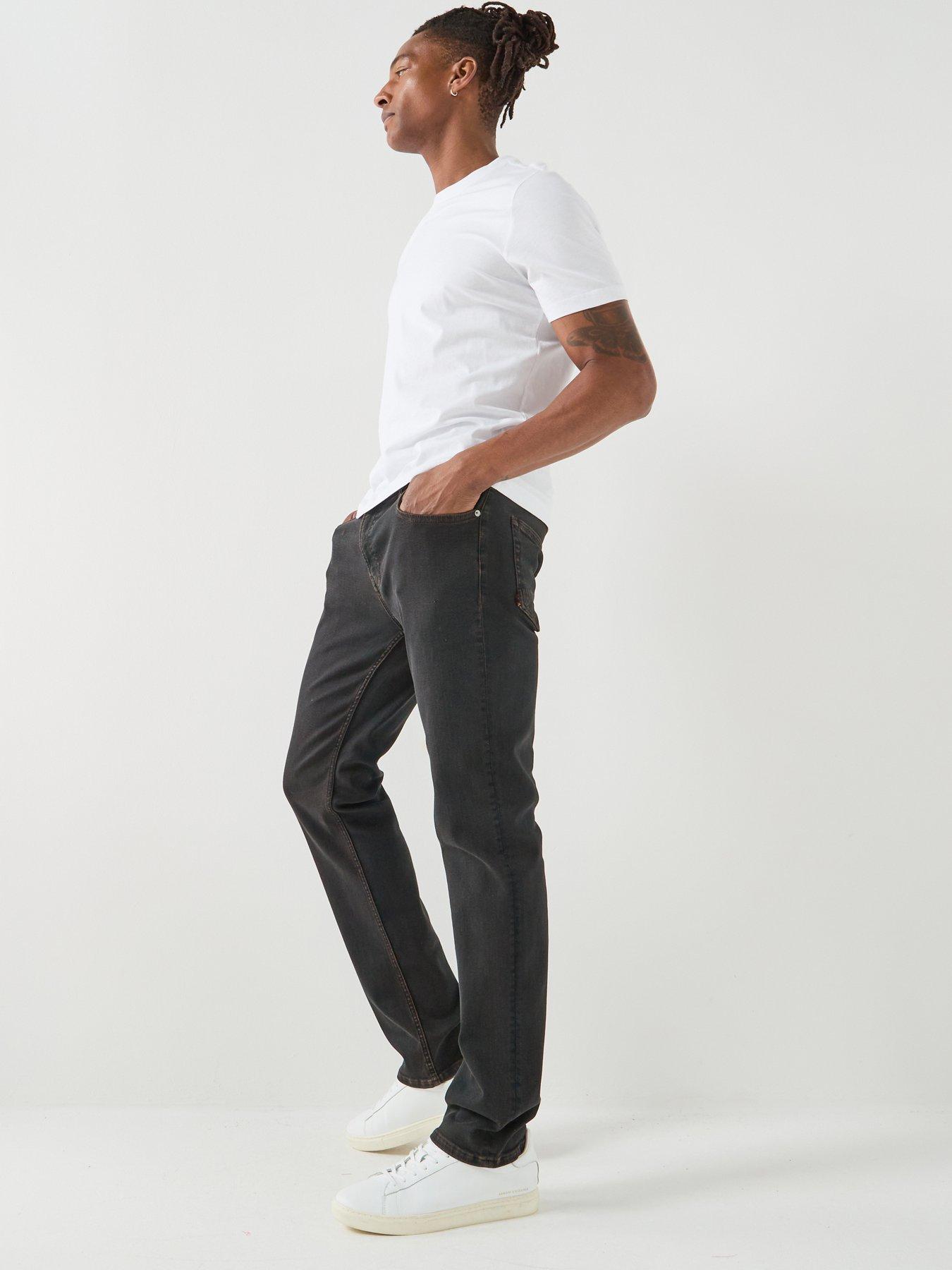 Image 5 of 5 of AllSaints Sid Skinny Fit Jeans - Dark Brown