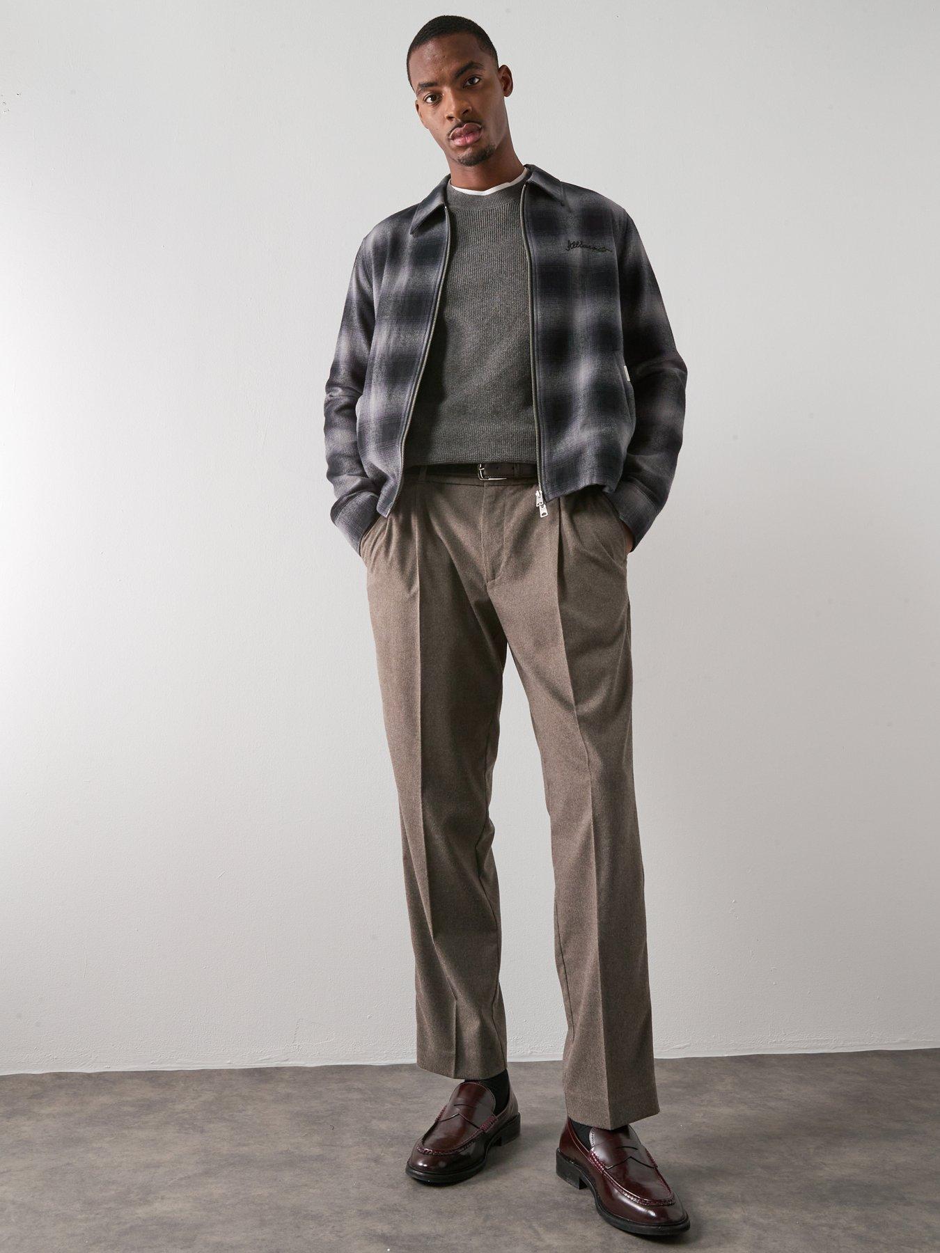 Image 3 of 6 of AllSaints Kapi Long Sleeve Checked Jacket - Dark Multi