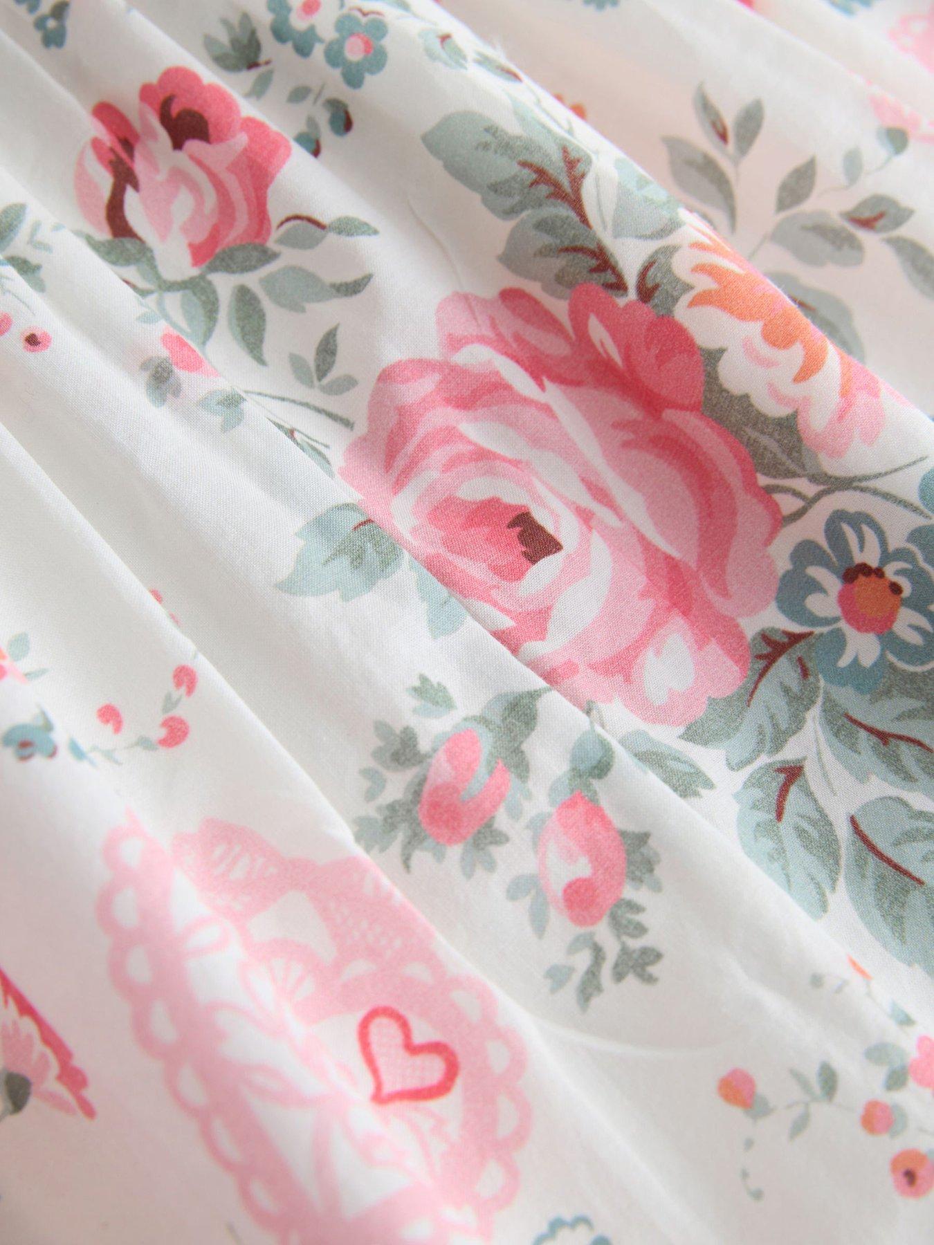 Image 5 of 6 of Cath Kidston Younger Girls Rose Frill Dress - Pink
