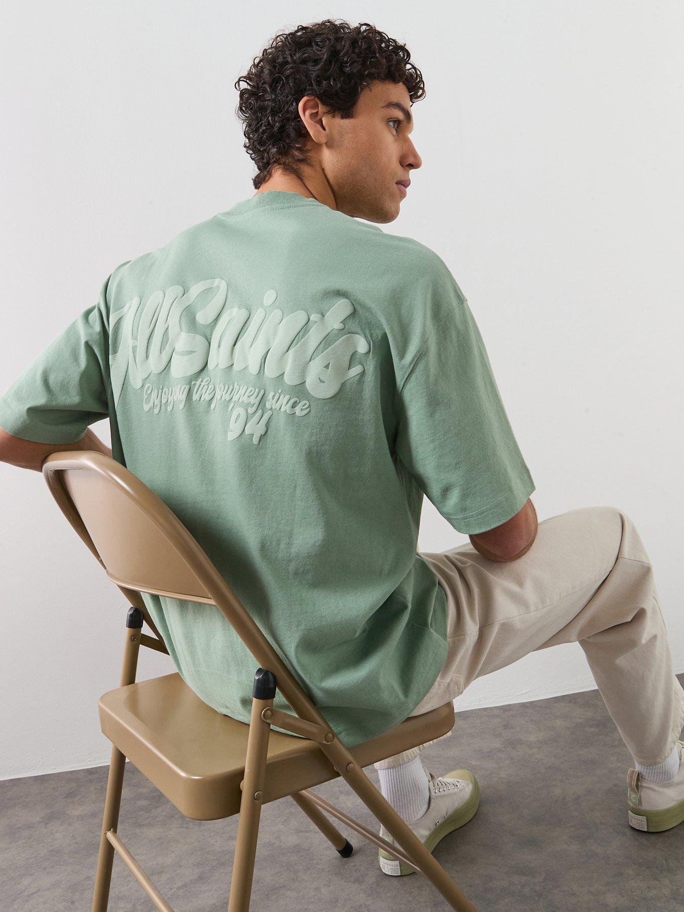 AllSaints Odyssey Graphic T-Shirt - Light Green