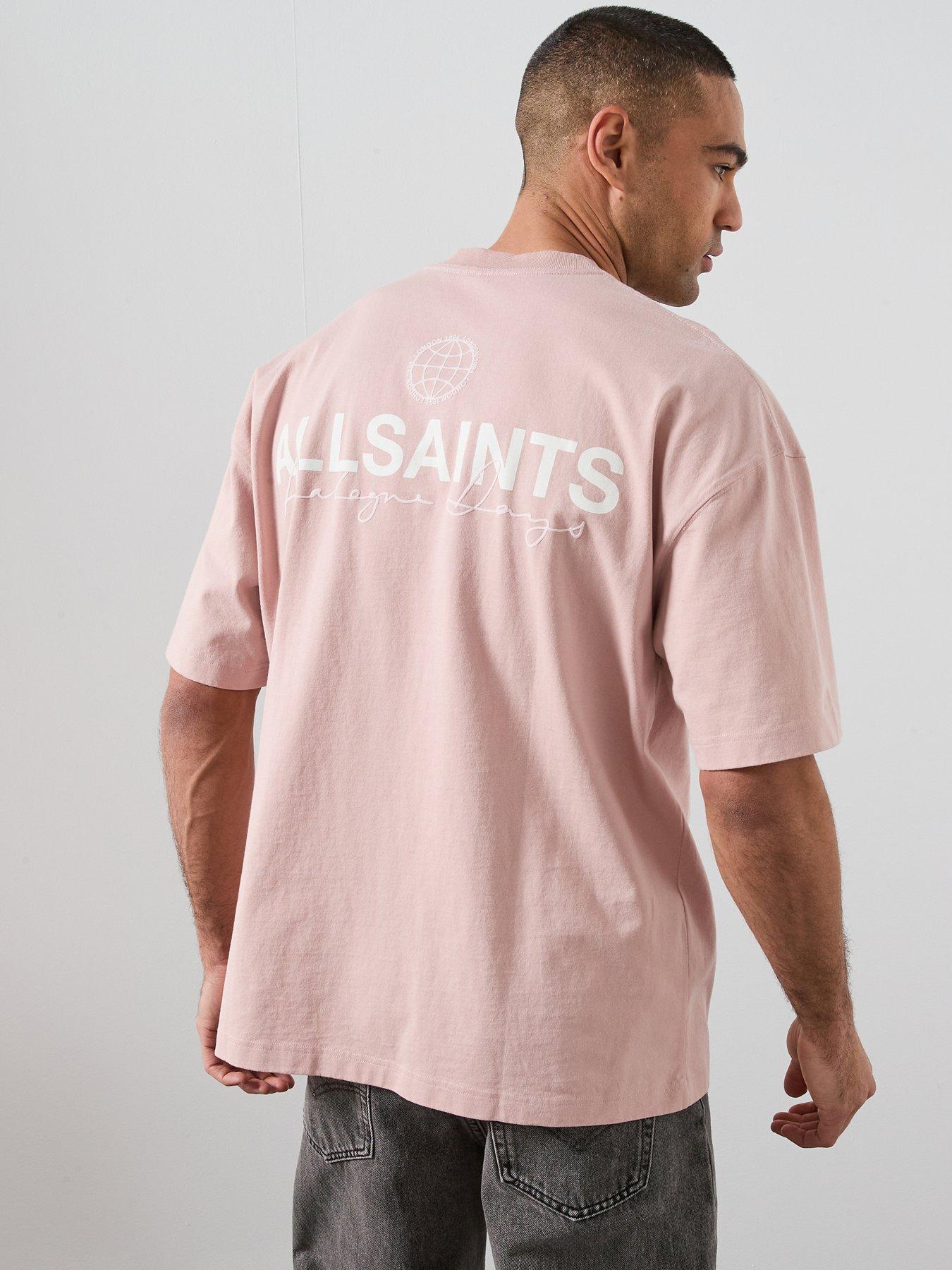 AllSaints Emblem Graphic T-Shirt - Light Pink