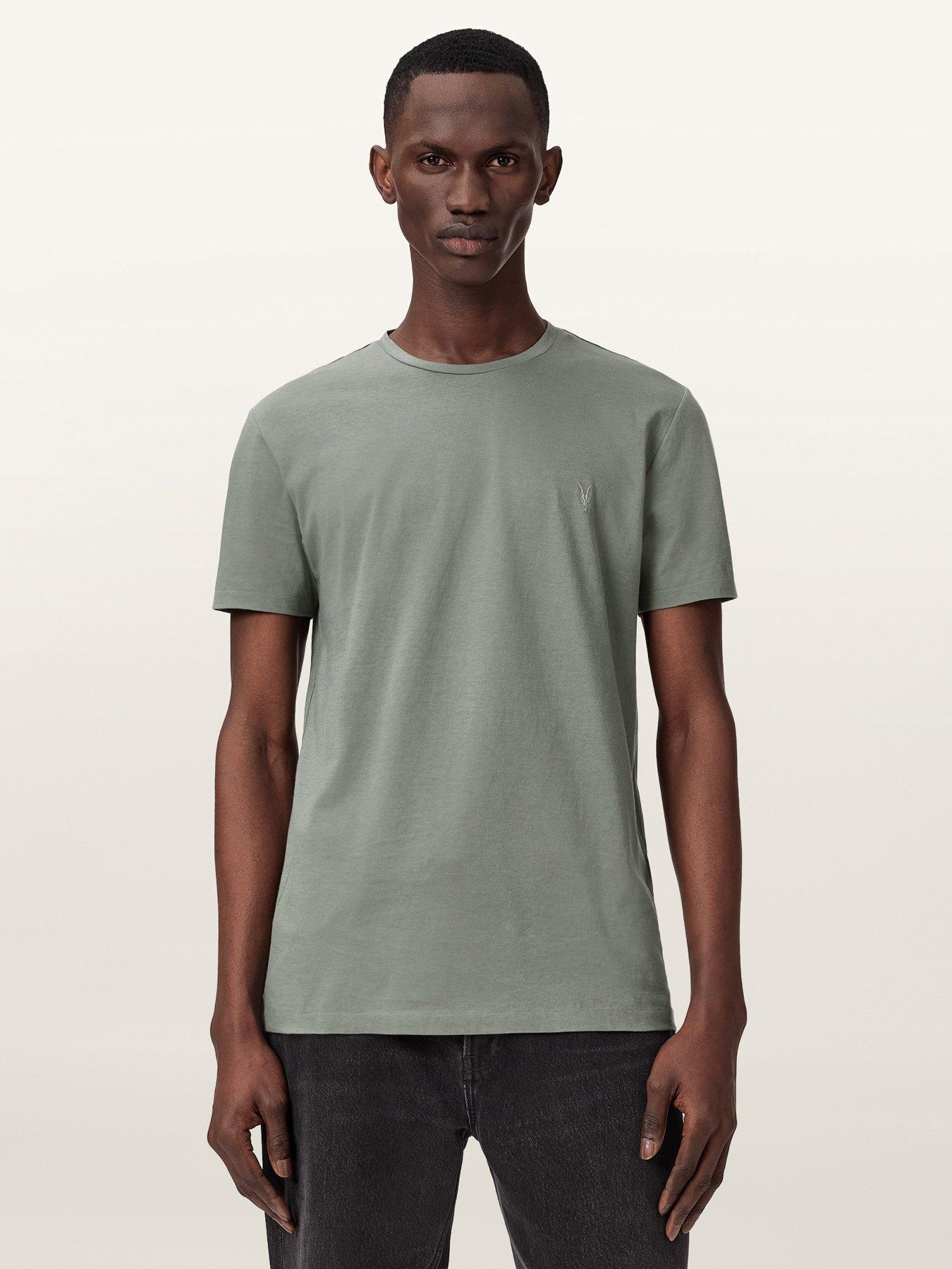AllSaints Tonic Crew Neck T-Shirt - Aqua