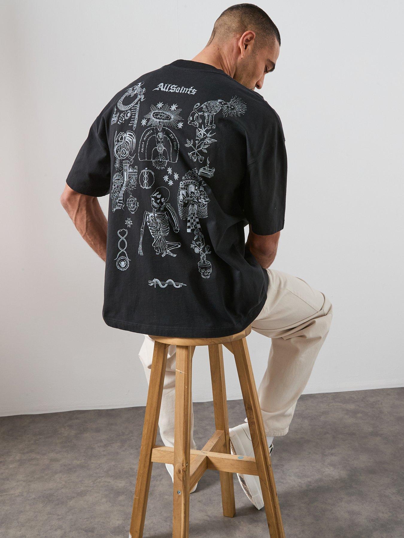 AllSaints Terra Back Print Graphic T-Shirt - Black