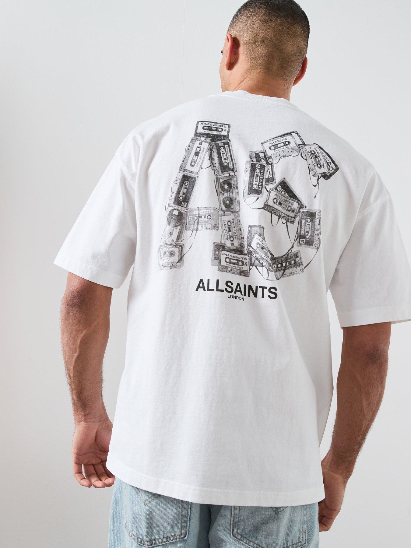 AllSaints Mixtape Back Print Graphic T-Shirt - White