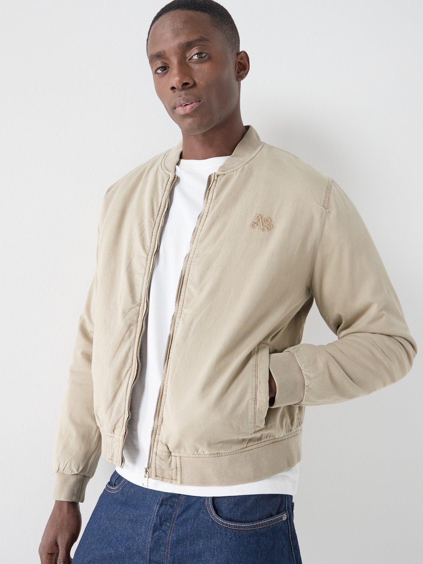 Image 5 of 6 of AllSaints Forrest Bomber Jacket - Light Brown