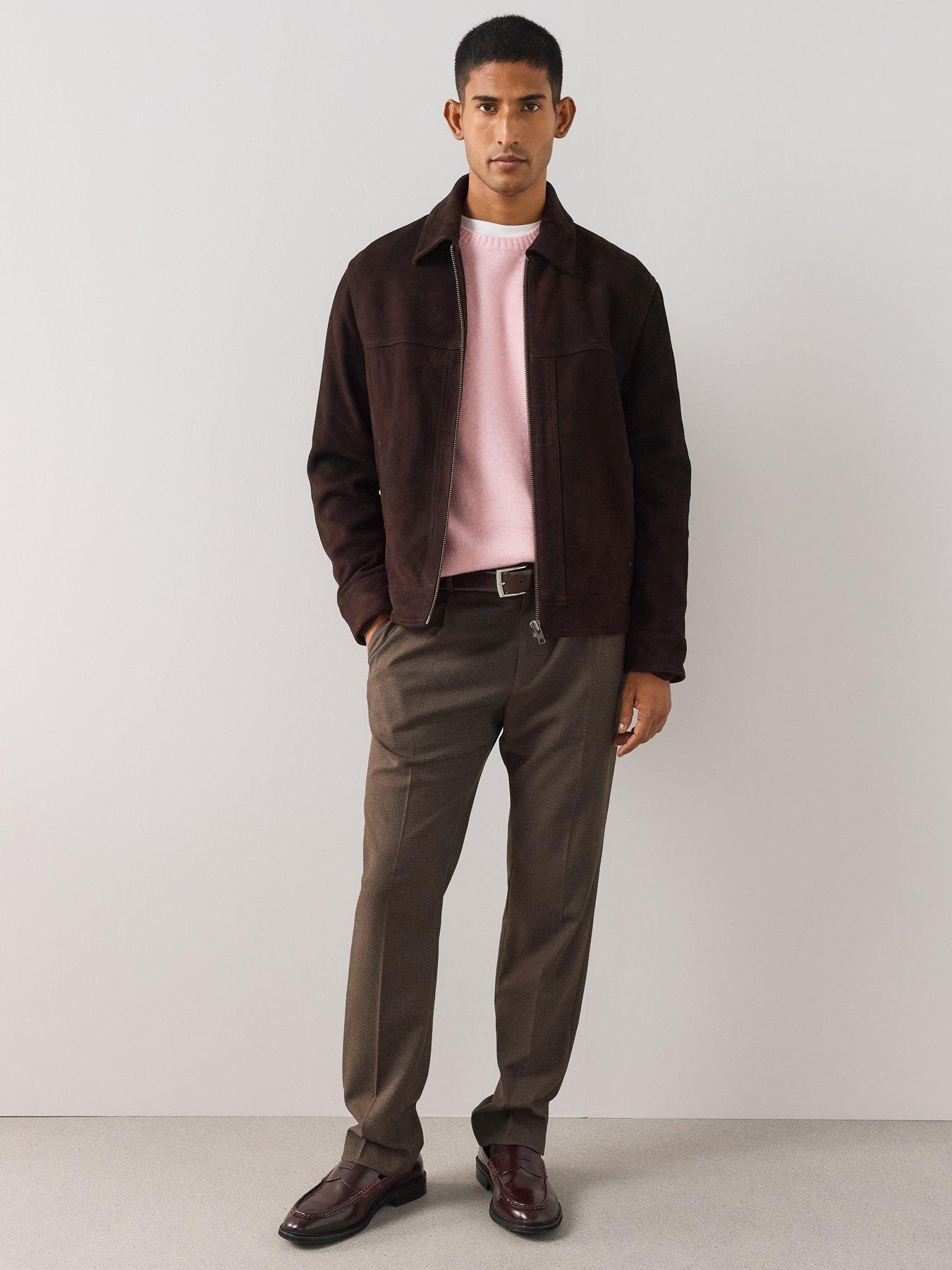 Image 3 of 6 of The Very Collection Mens Supersoft Crew Neck Jumper - Pink