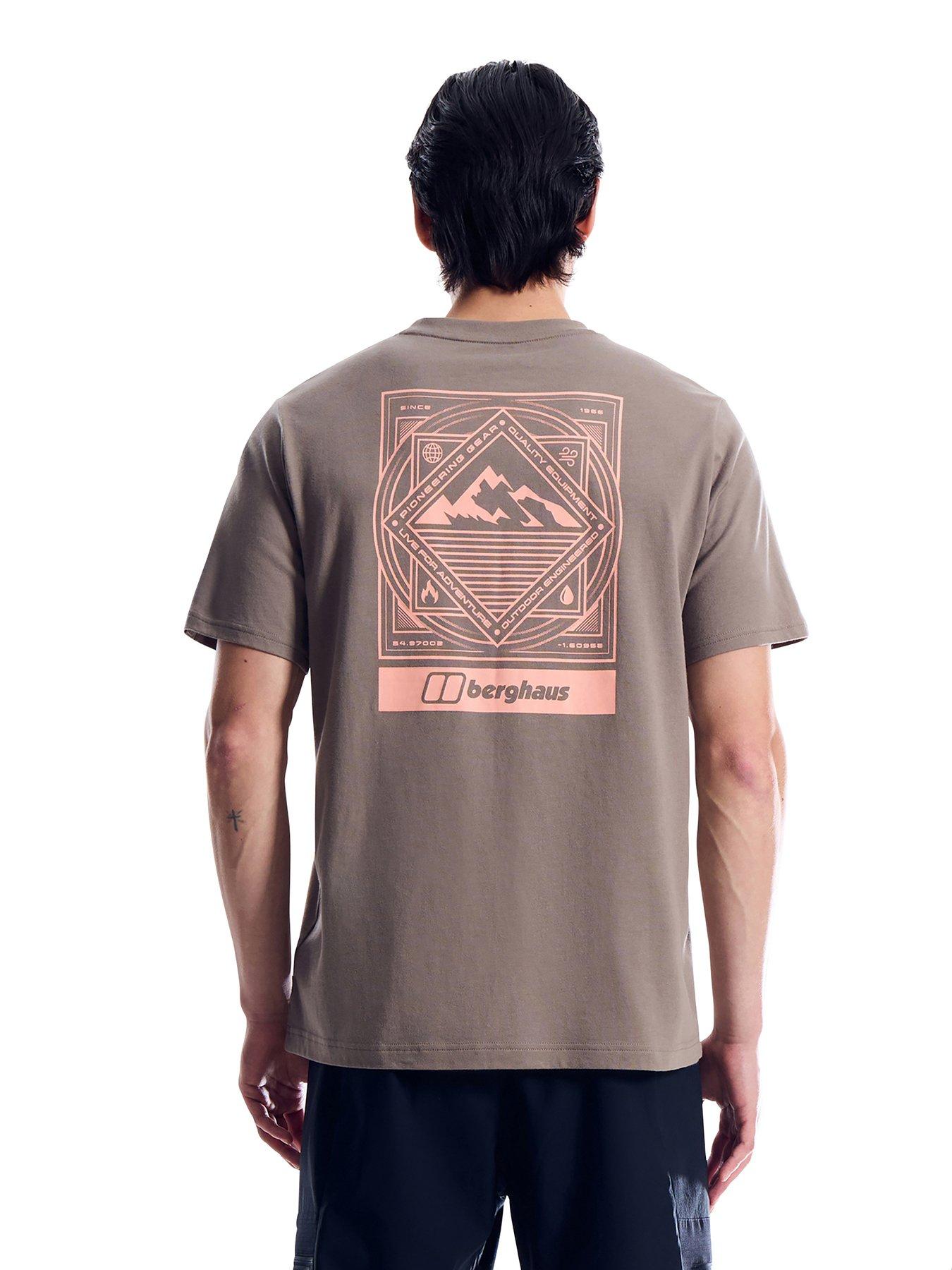 Berghaus Mens Back Graphic T-Shirt - Brown