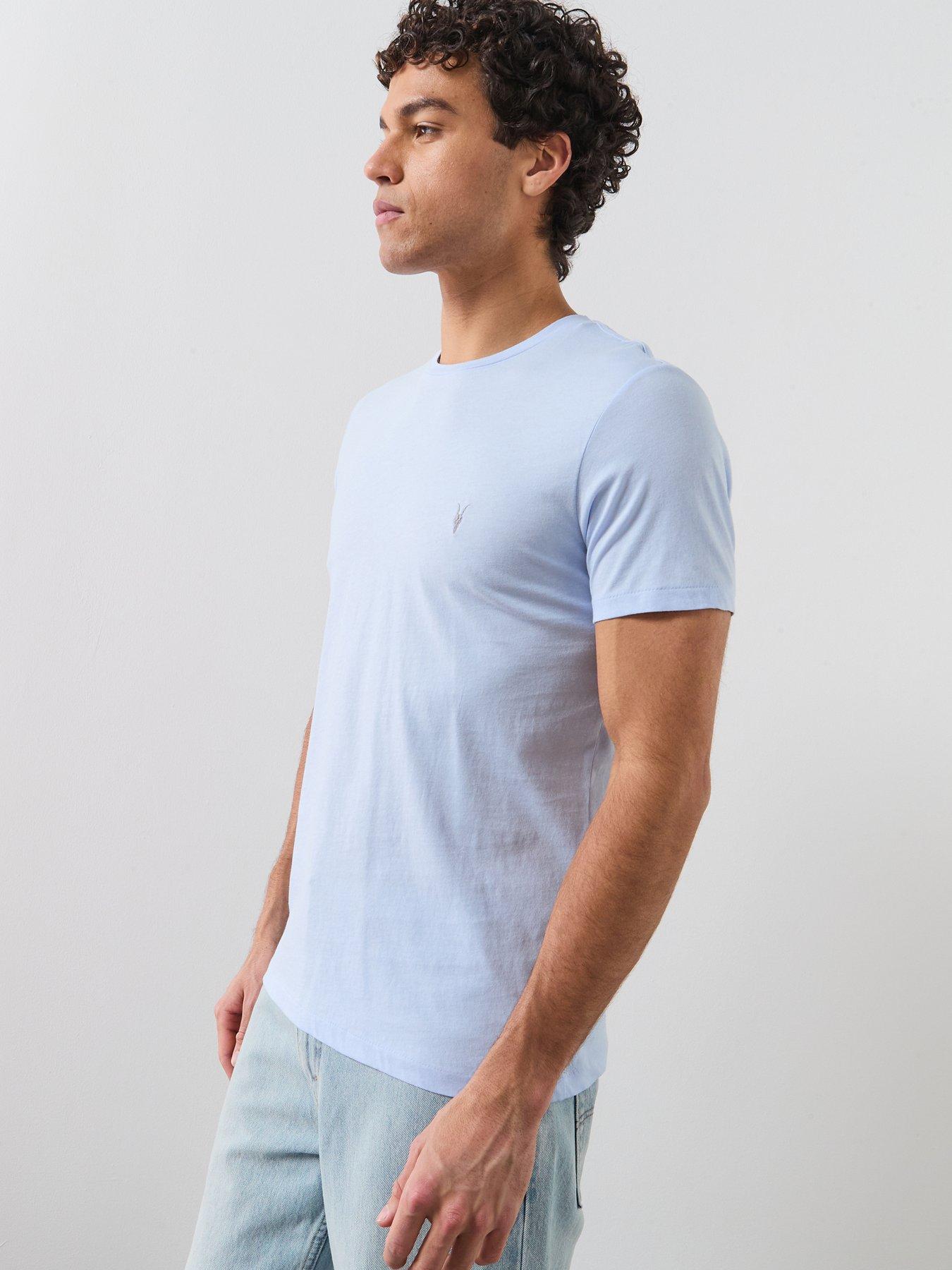 AllSaints Tonic Short Sleeve T-Shirt - Light Blue