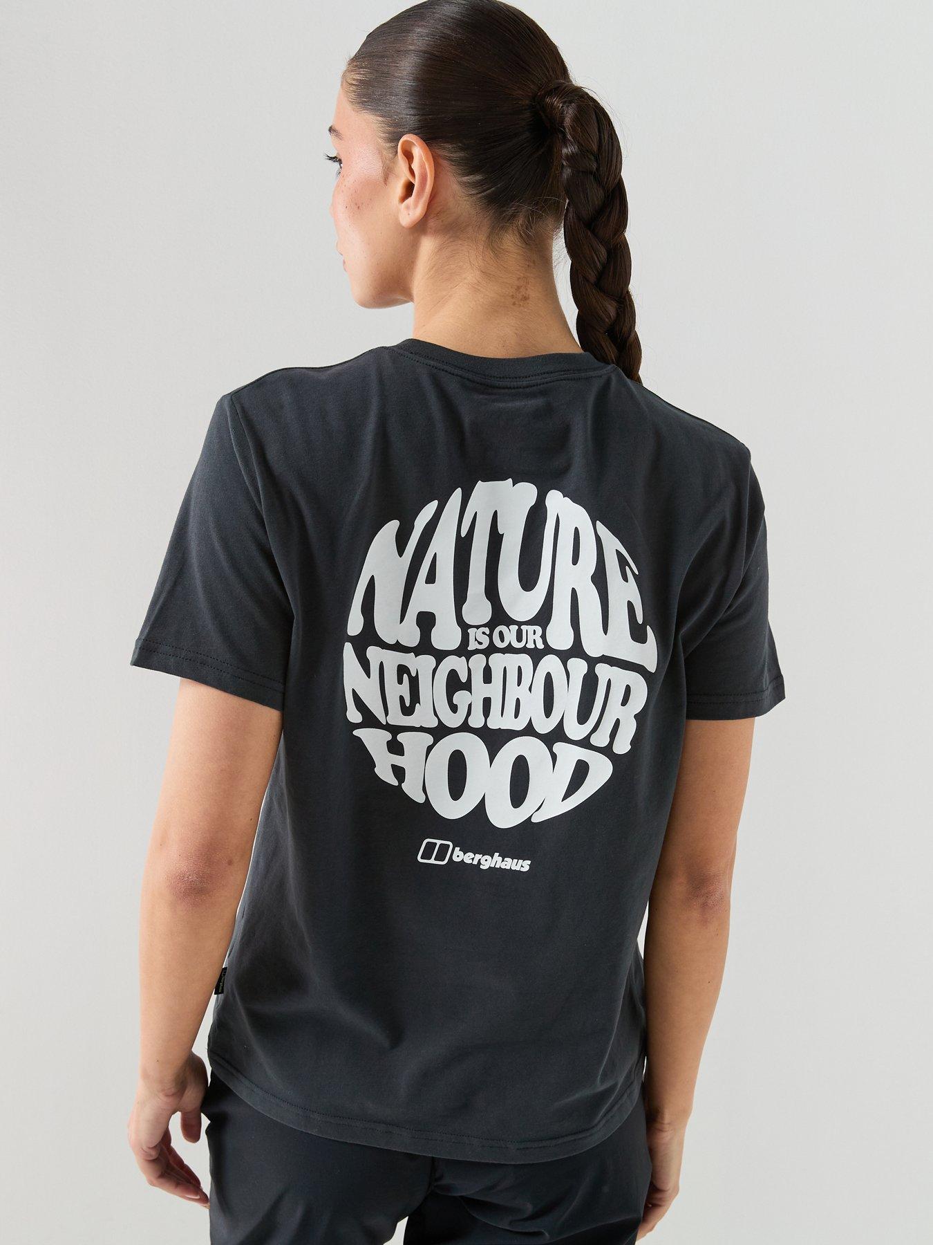 Image 5 of 5 of Berghaus Womens Nature Graphic Essential T-Shirt - Black