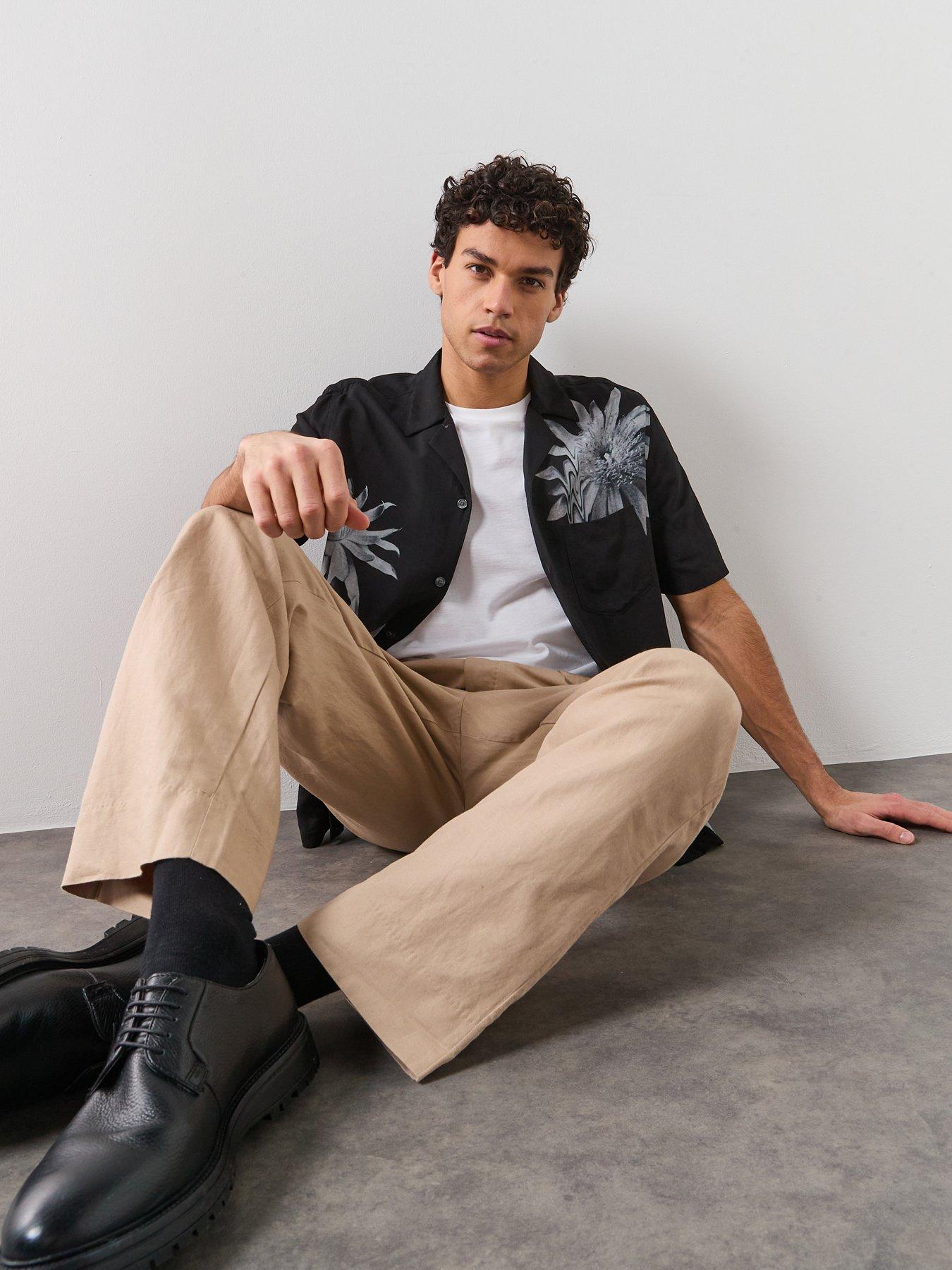 Image 4 of 6 of AllSaints Allsaints Roland Trousers