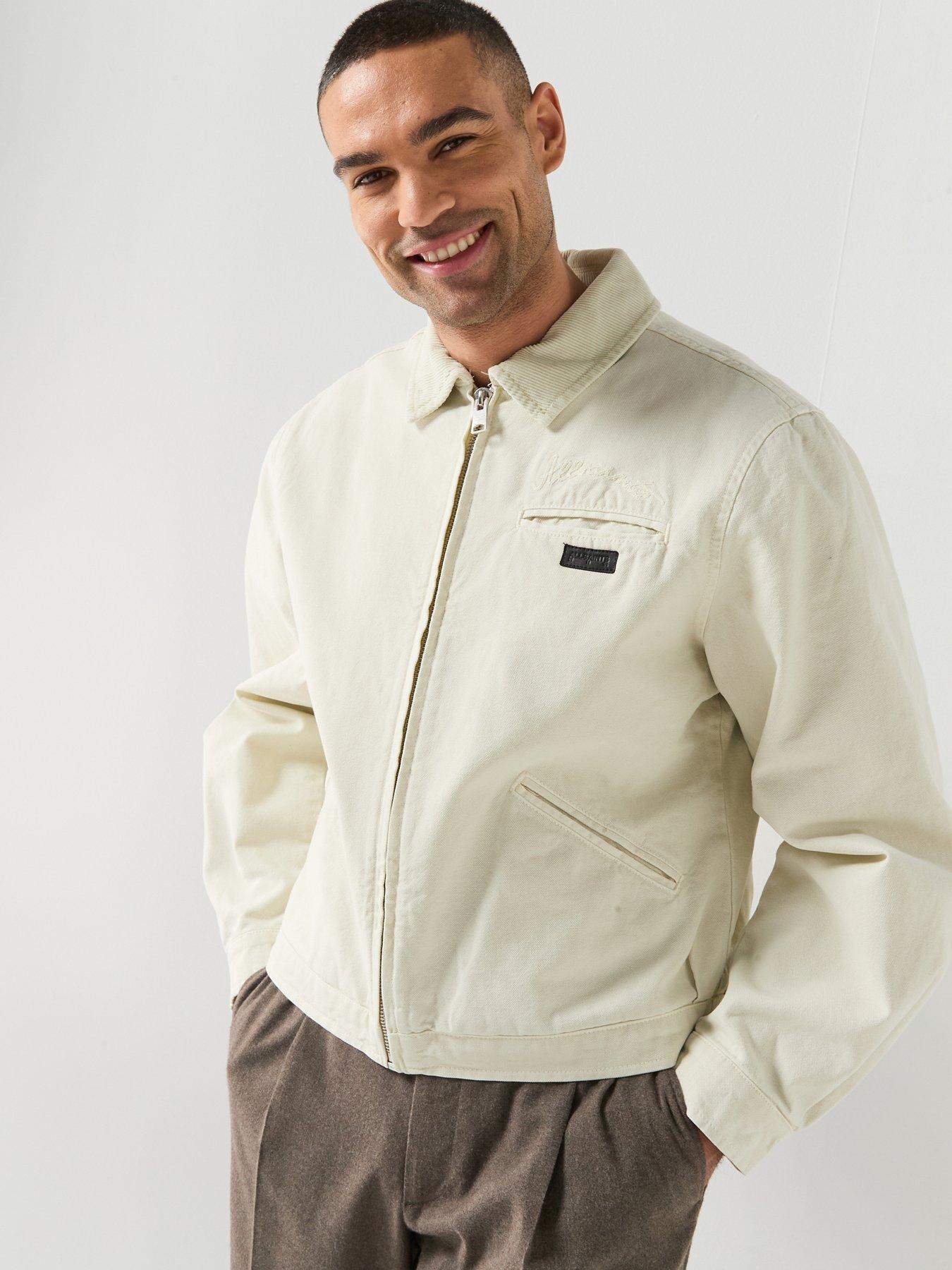 AllSaints Korey Borg Denim Jacket - Off White | Very