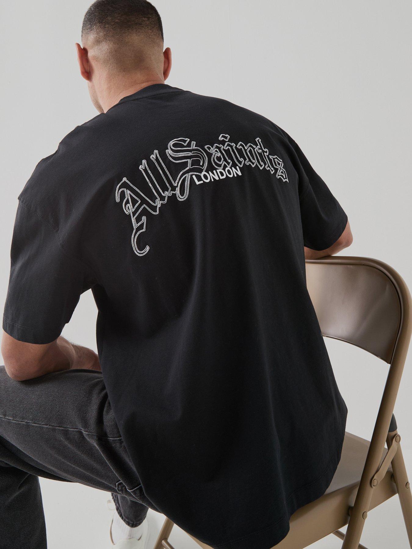AllSaints Descent Graphic T-Shirt - Black