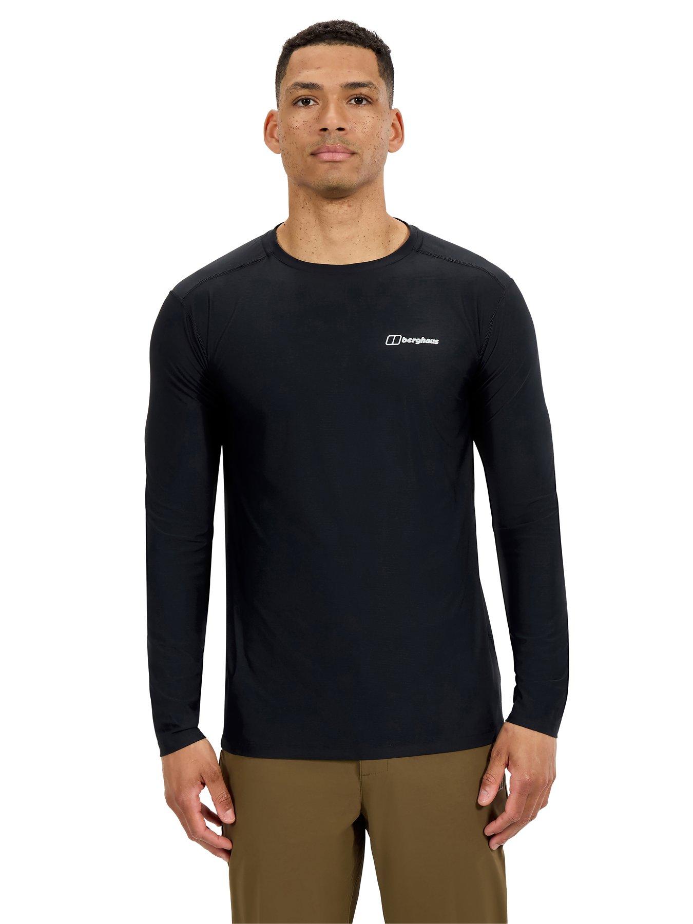 Image 1 of 7 of Berghaus Mens 24/7 Tech Long Sleeve Top - Black