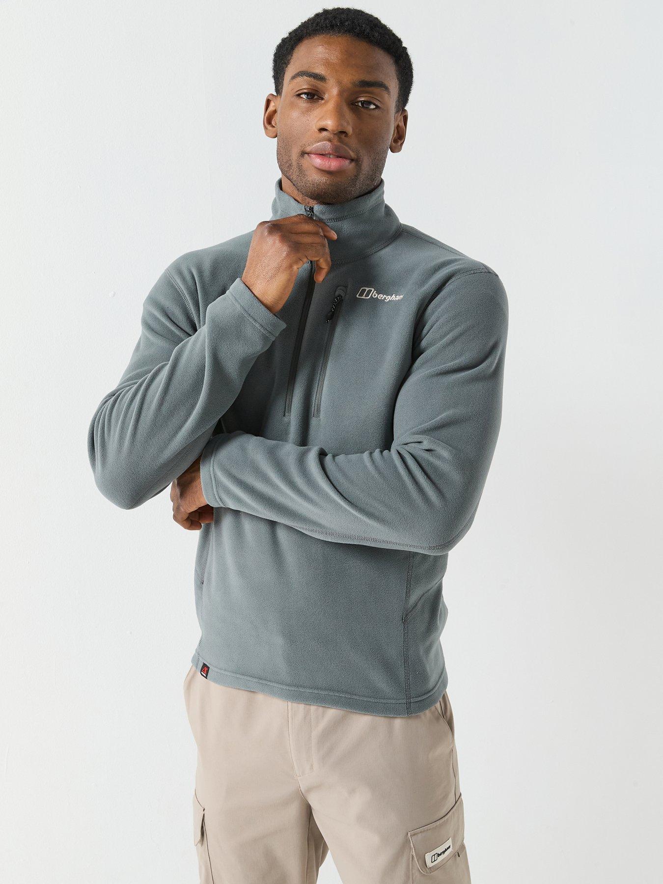Berghaus Mens Prism Micro 1/2 Zip Fleece - Grey