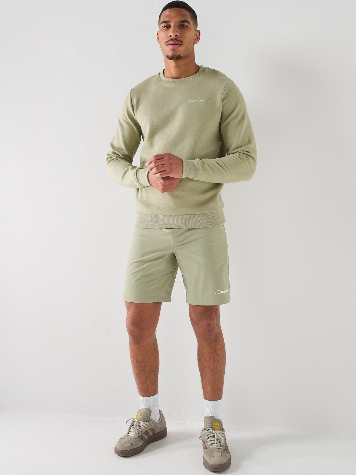 Image 3 of 5 of Berghaus Mens Logo Crew Sweatshirt - Green