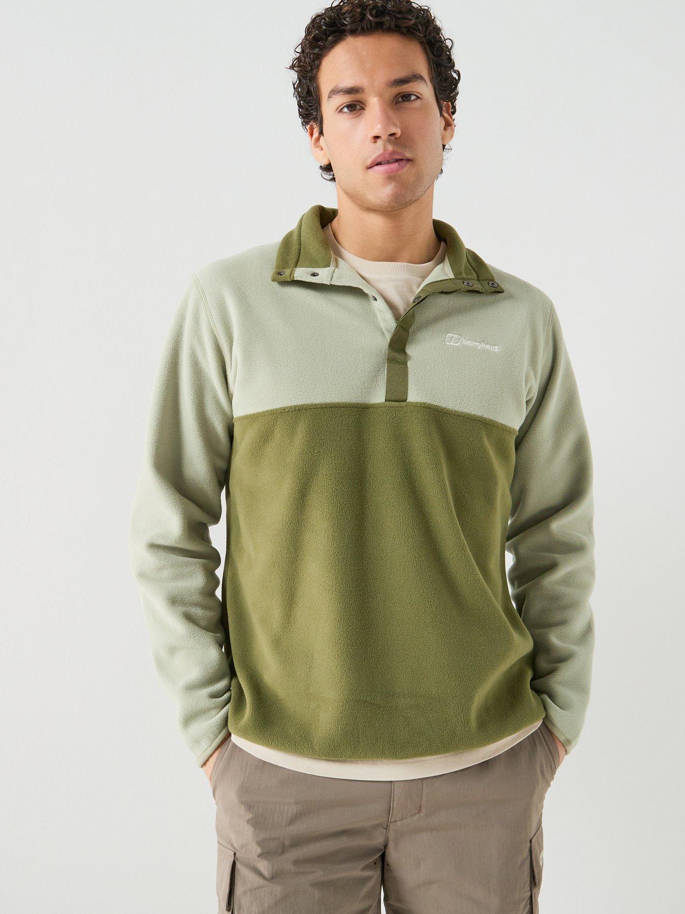 Berghaus Mens Felltop Snap Pullover Fleece - Green