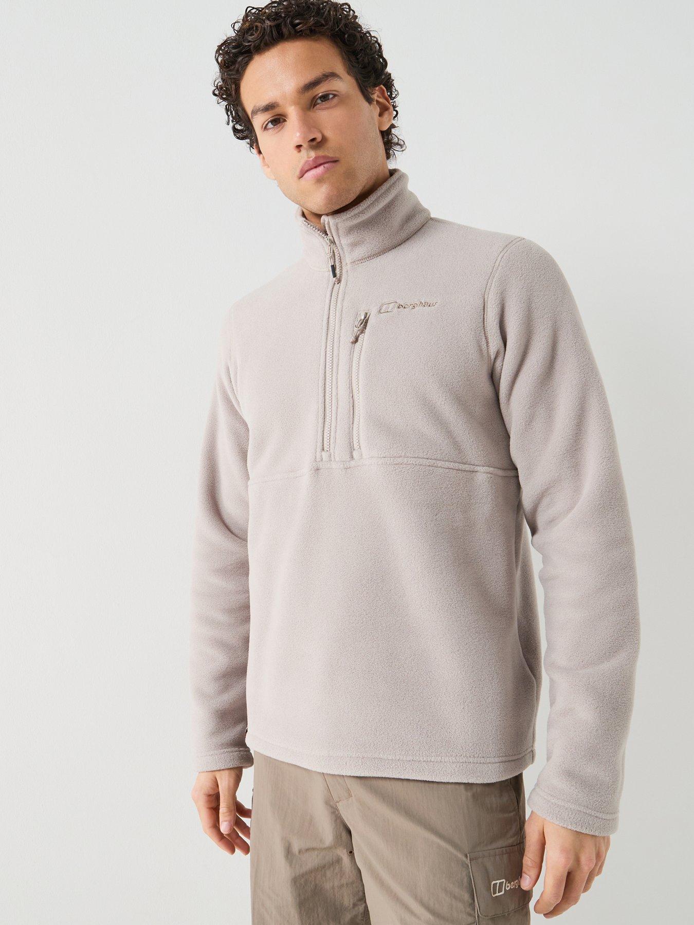 Berghaus Mens Prism 1/2 Zip Fleece - Brown