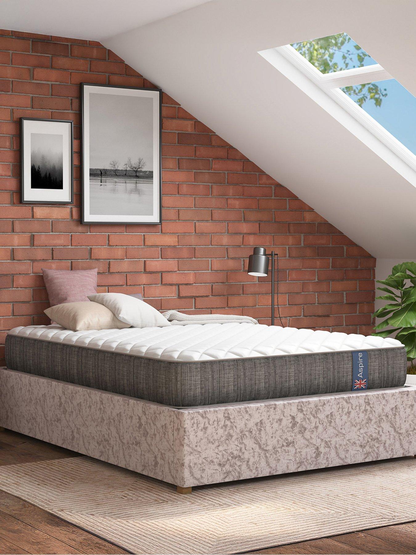 Aspire Pocket+ Memory Hybrid Rolled Mattress - Ks