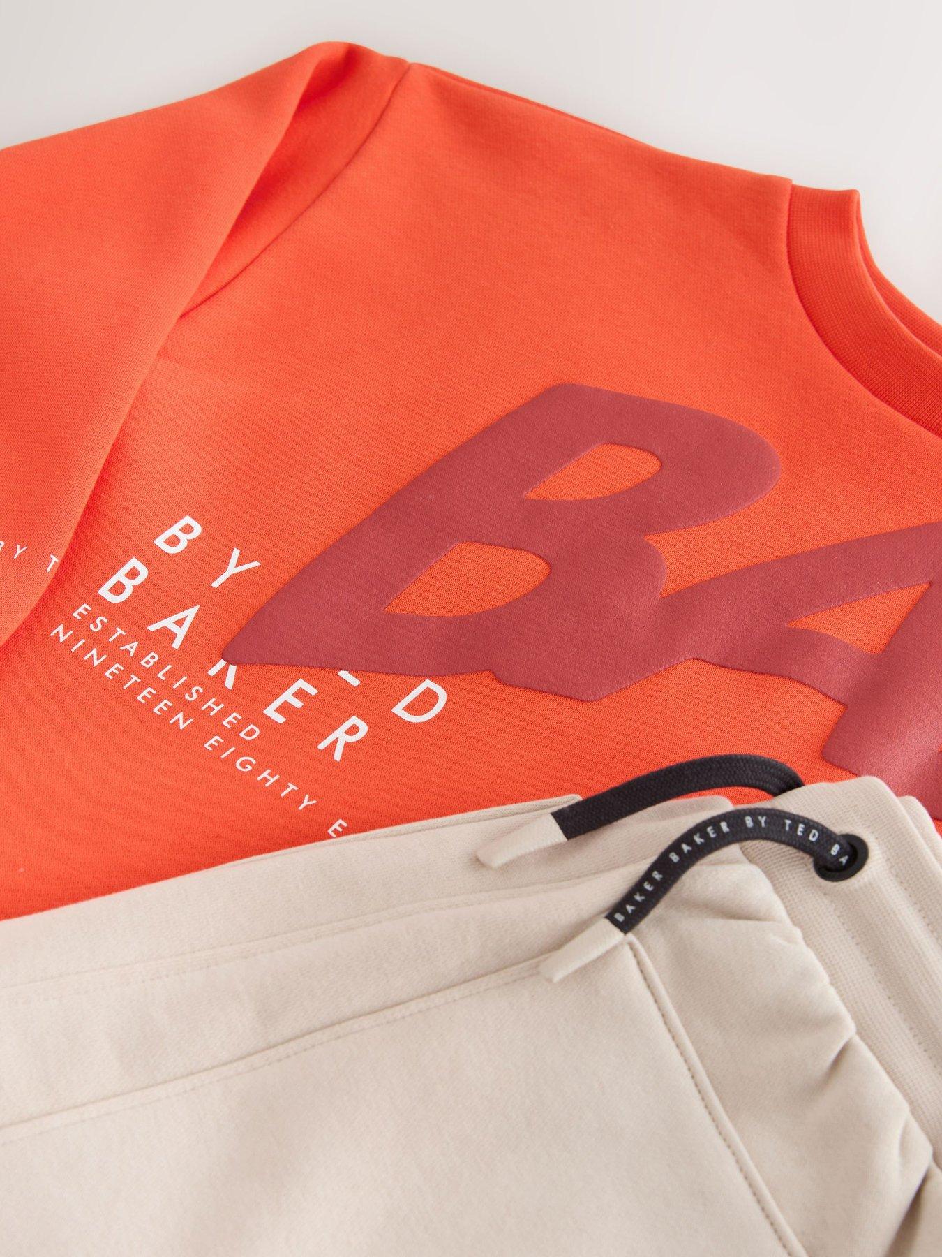 Image 3 of 5 of Ted Baker Boys Logo Sweat Short Set - Multi