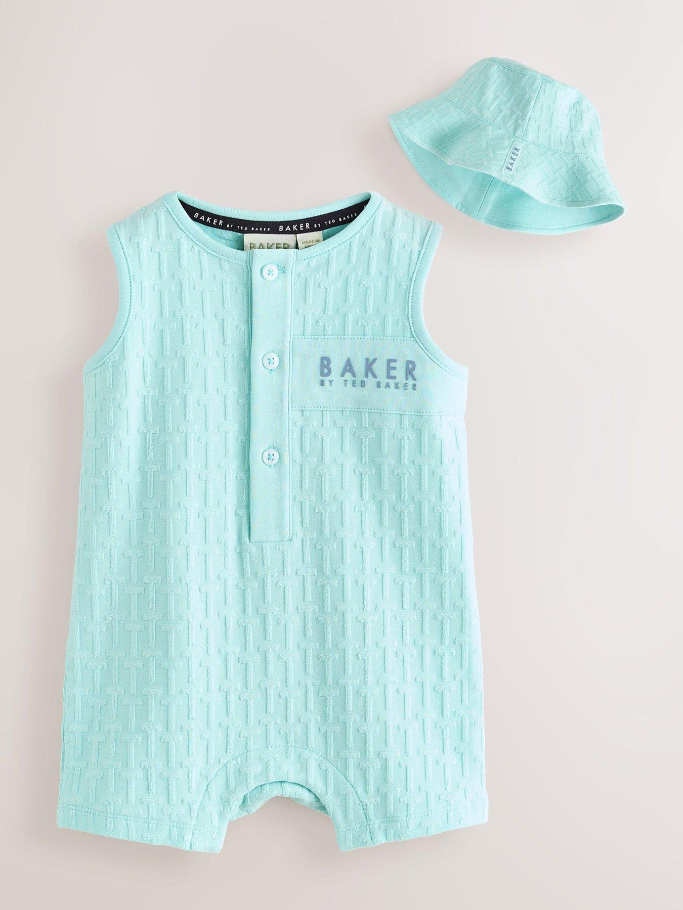 Ted Baker Baby Boys 3 Piece Hat Set - Blue